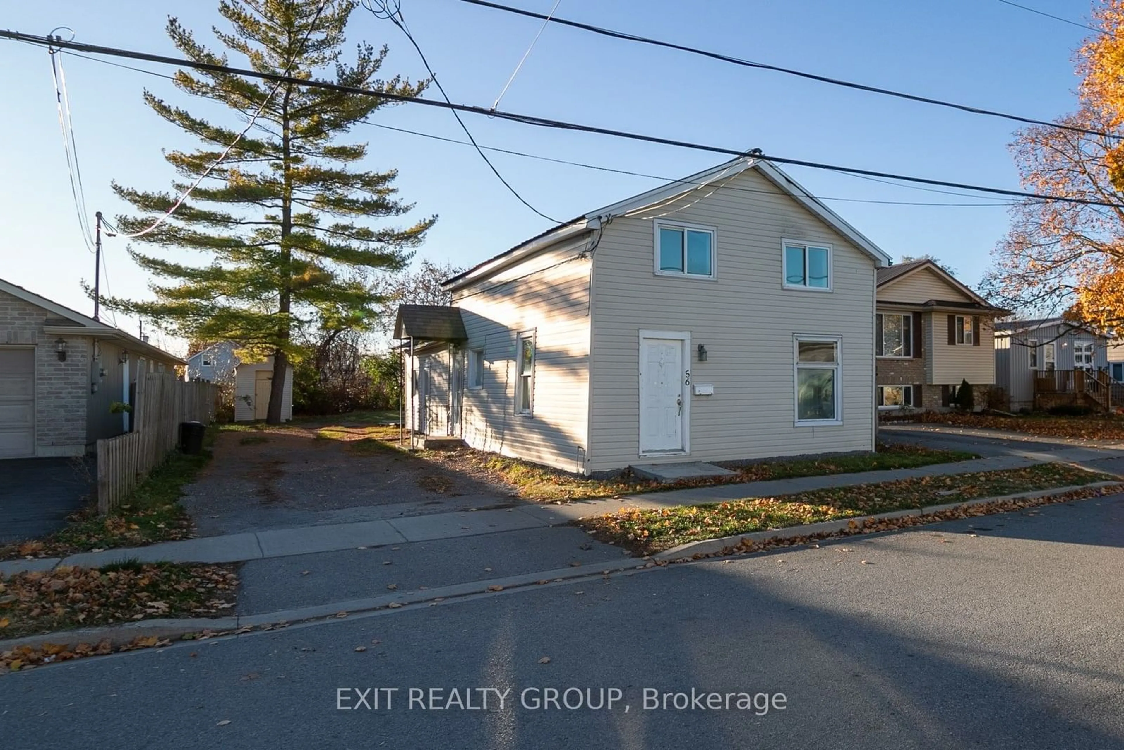 A pic from exterior of the house or condo, the street view for 56 South John St, Belleville Ontario K8N 3E3