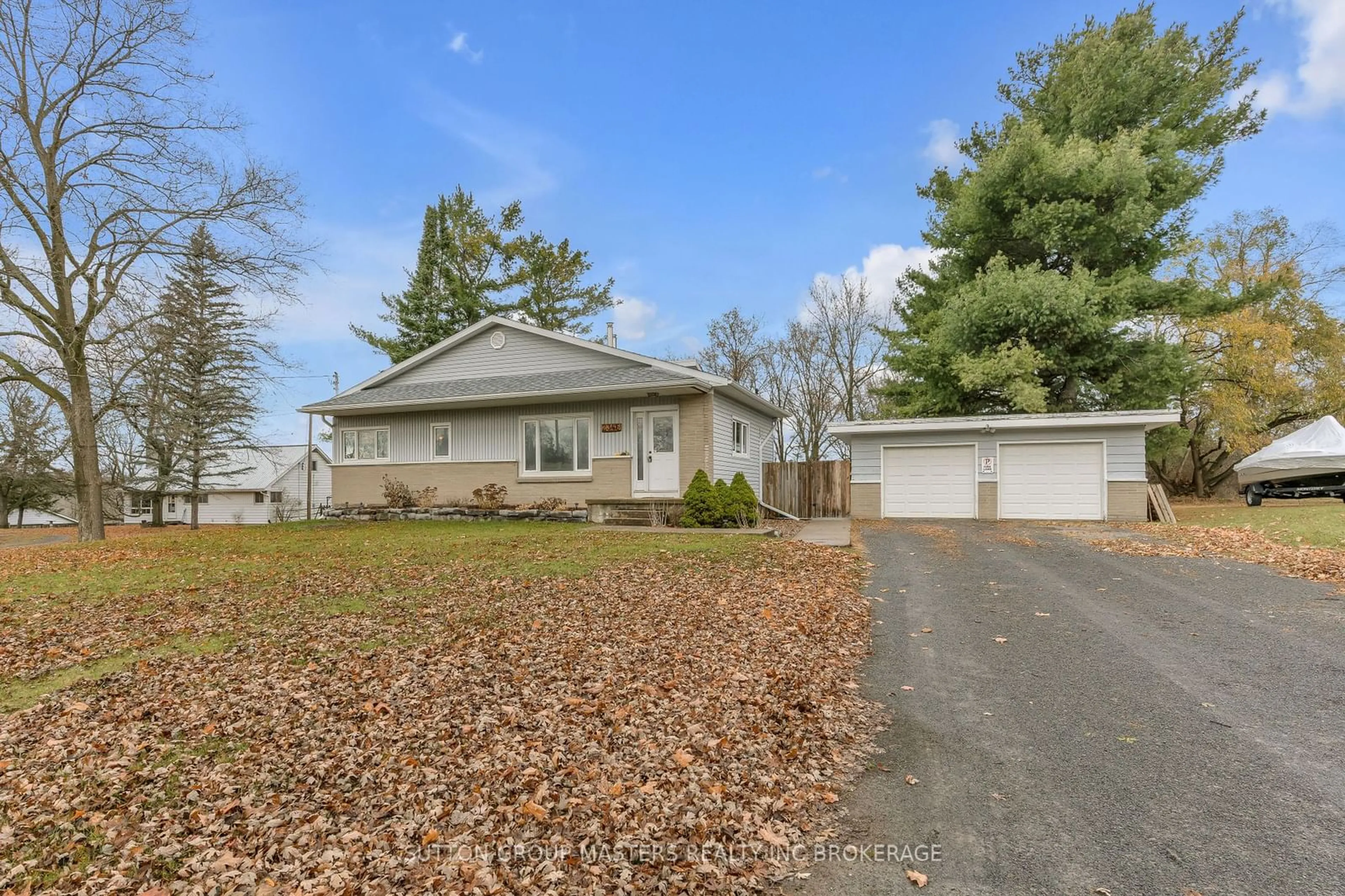 Frontside or backside of a home, the street view for 2346 Burbrook Rd, Kingston Ontario K7L 4V4