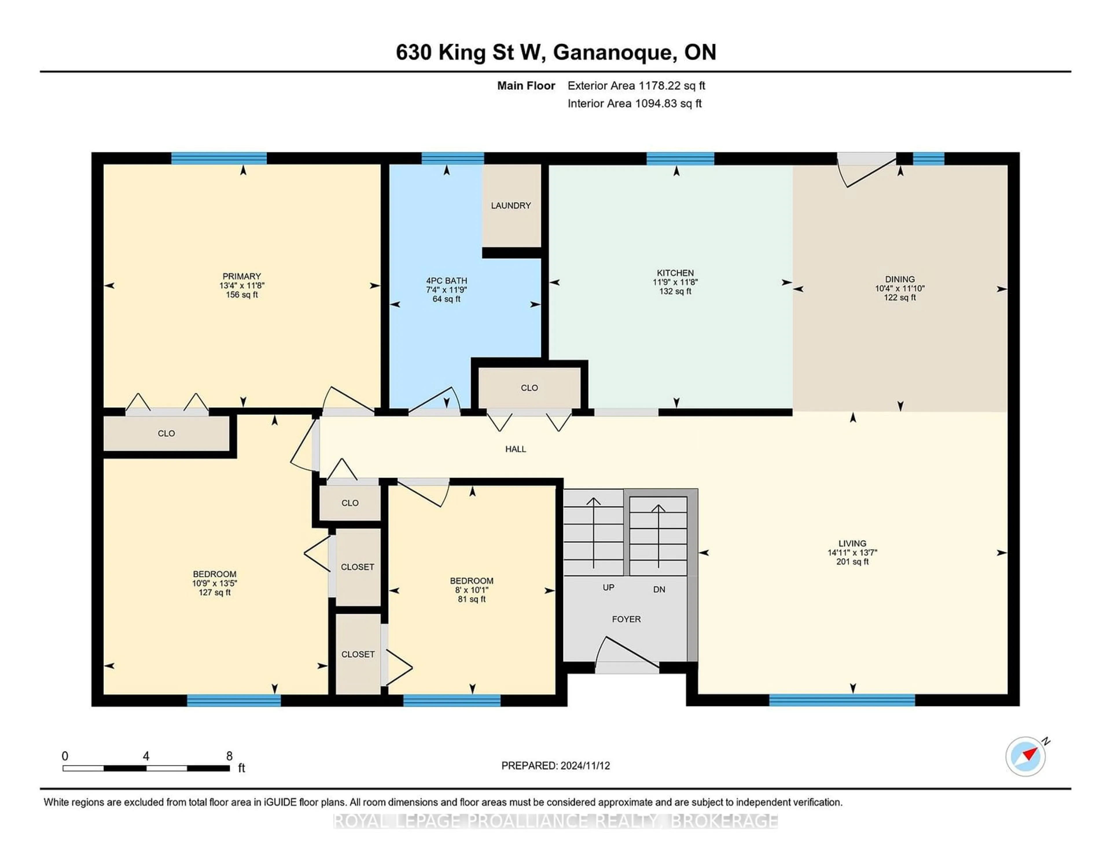 Floor plan for 630 King St, Gananoque Ontario K7G 2H4