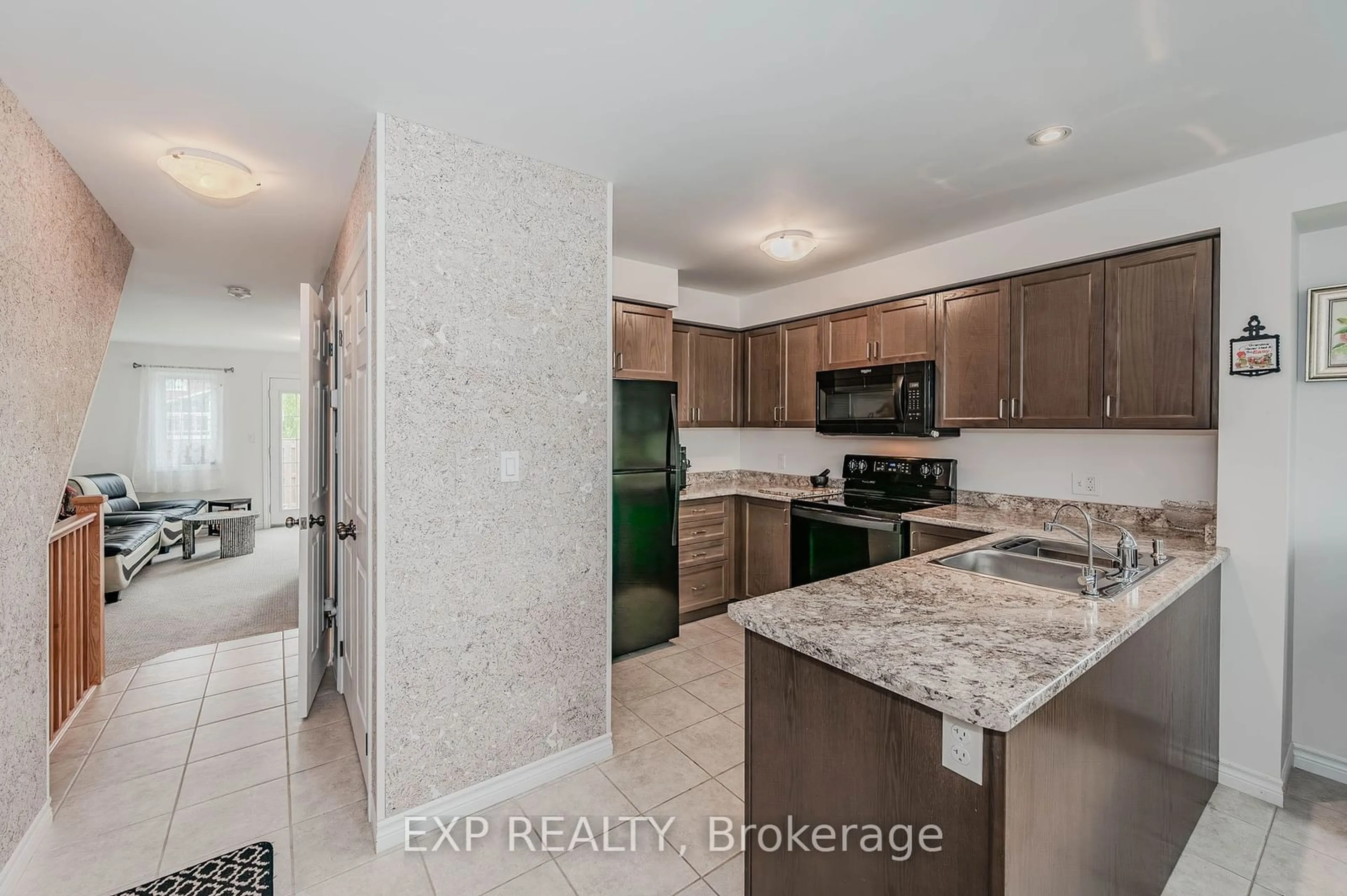 Open concept kitchen for 85 Mullin Dr #1A, Guelph Ontario N1E 7M2