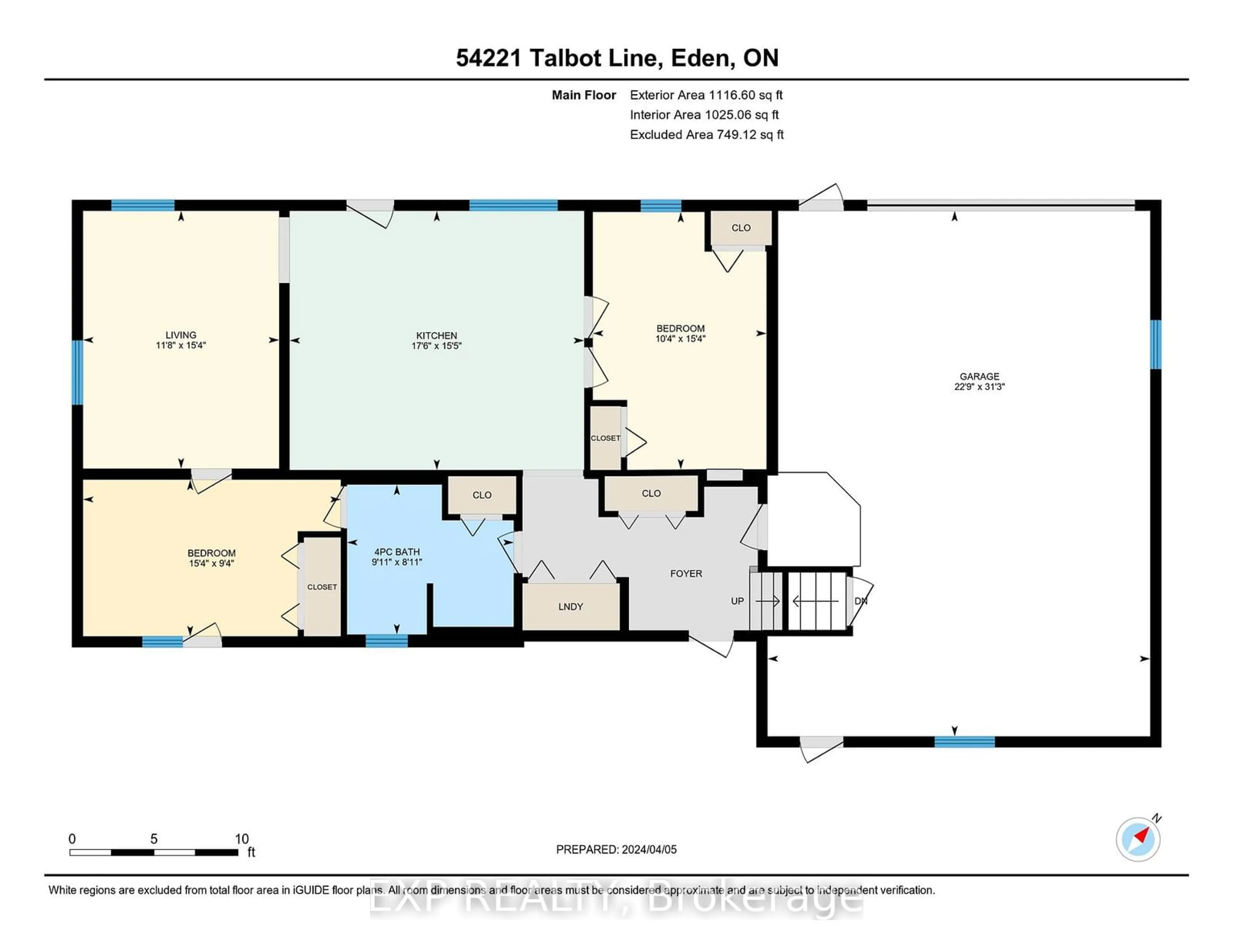 Floor plan for 54221 Talbot Line, Bayham Ontario N0J 1H0