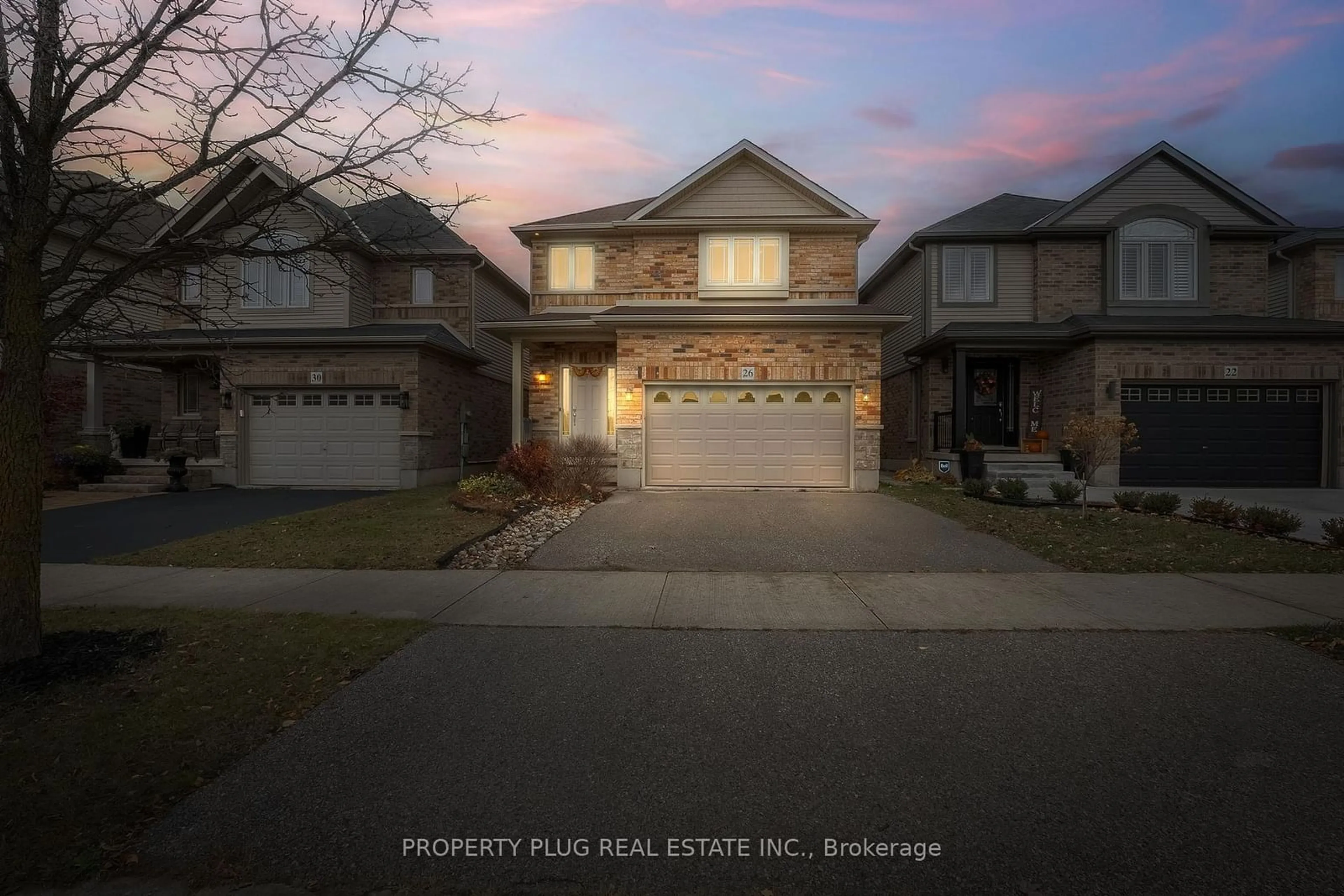 Frontside or backside of a home, the street view for 26 Creek Ridge St, Kitchener Ontario N2R 0B5