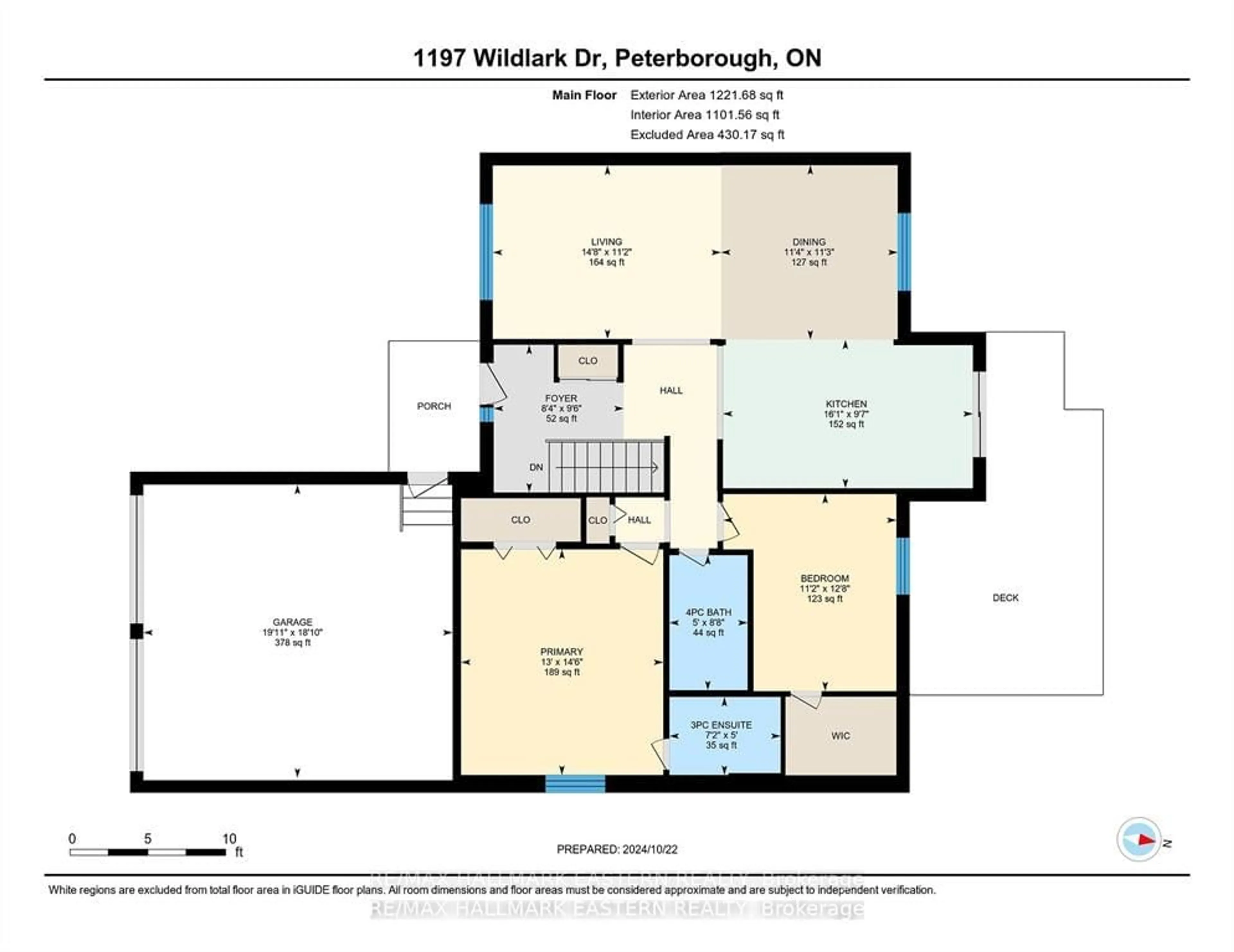 Floor plan for 1197 Wildlark Dr, Peterborough Ontario K9K 2J5