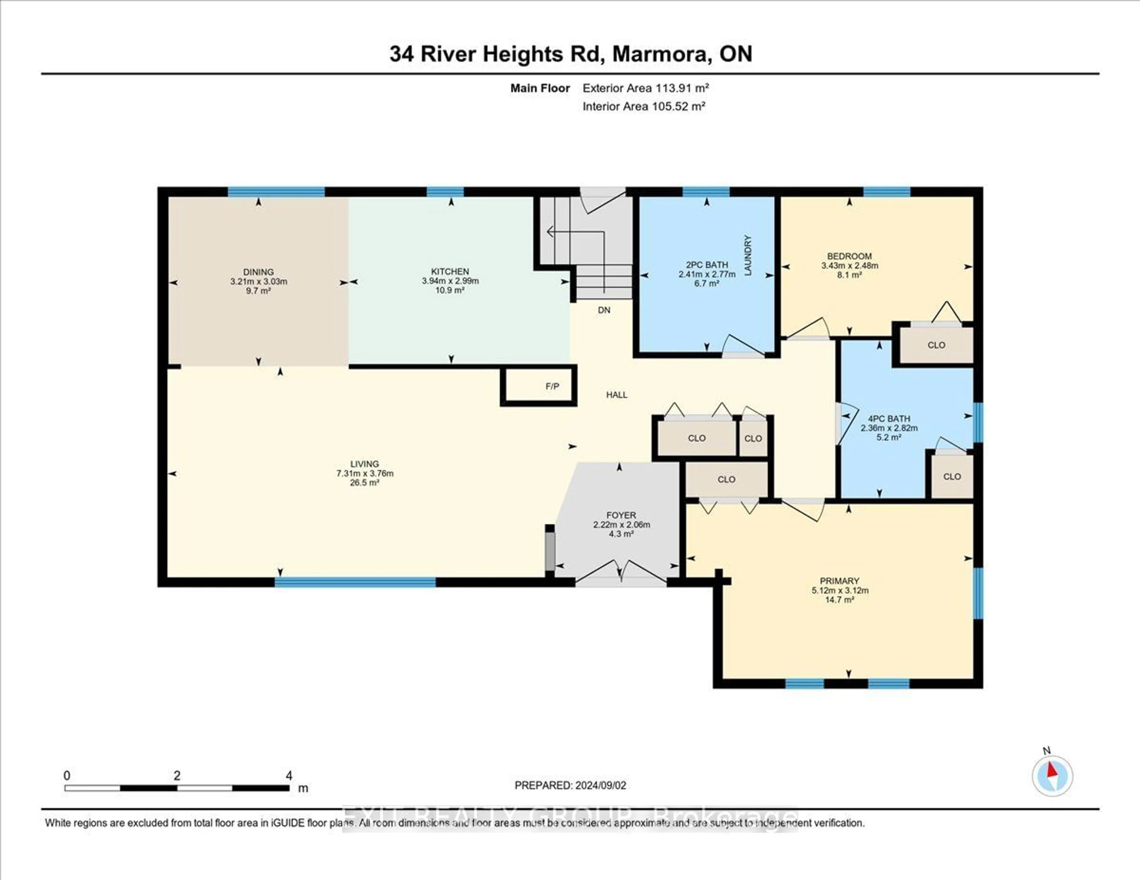 Floor plan for 34 River Heights Rd, Marmora and Lake Ontario K0K 2M0