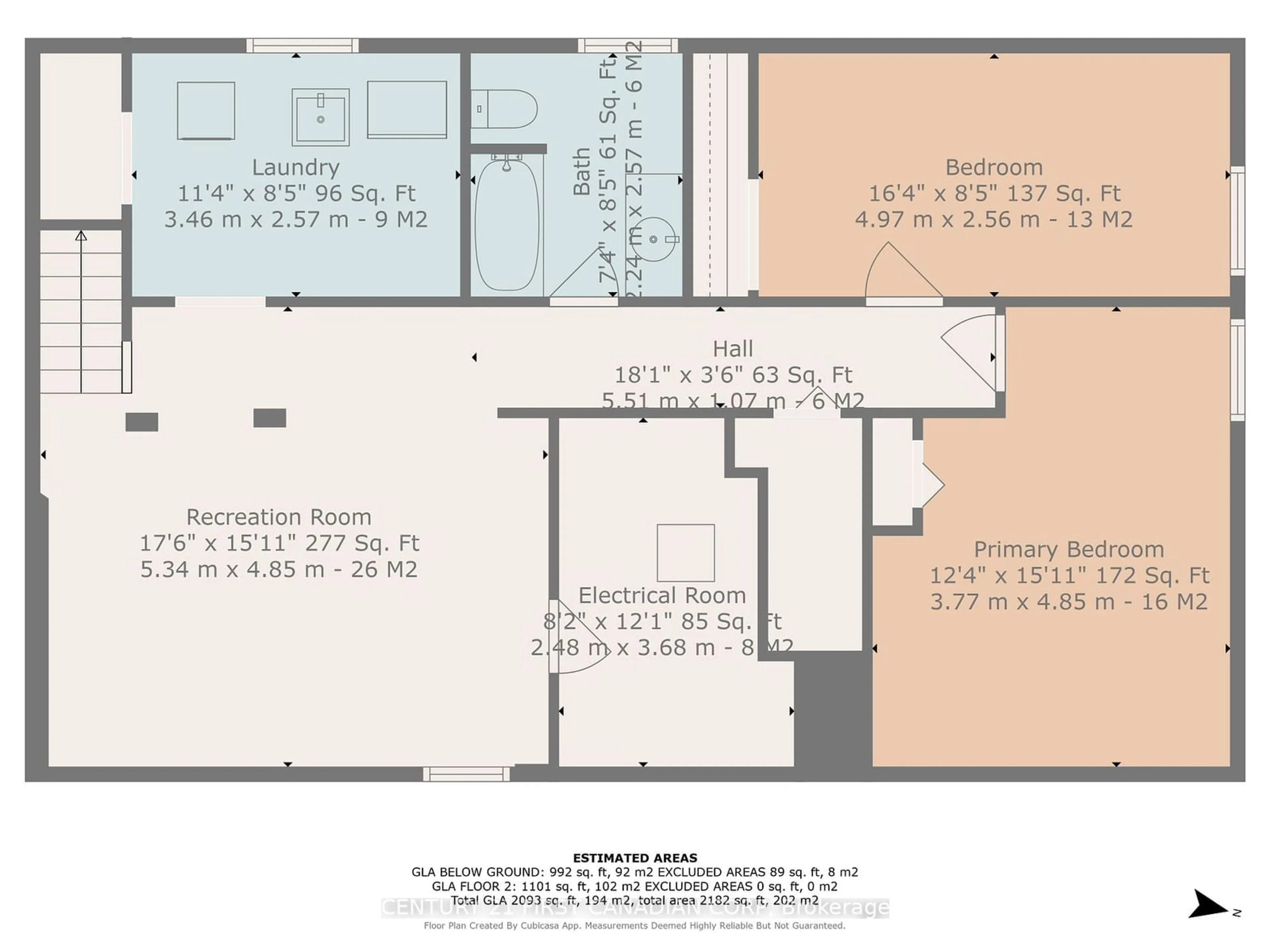 Floor plan for 263 Greenwood Ave, London Ontario N6J 3G5