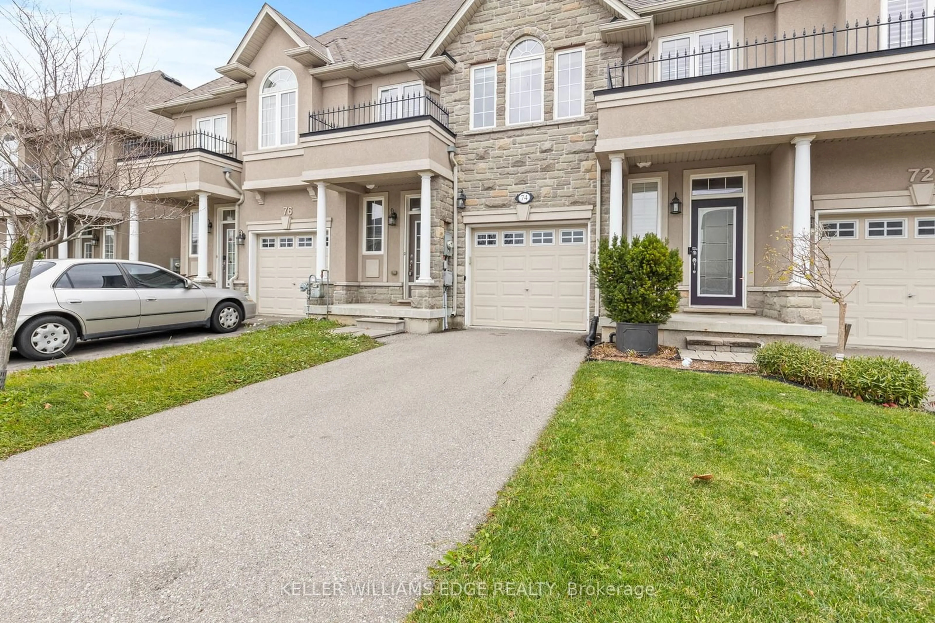 A pic from exterior of the house or condo, the street view for 74 Vinton Rd, Hamilton Ontario L9K 0G6