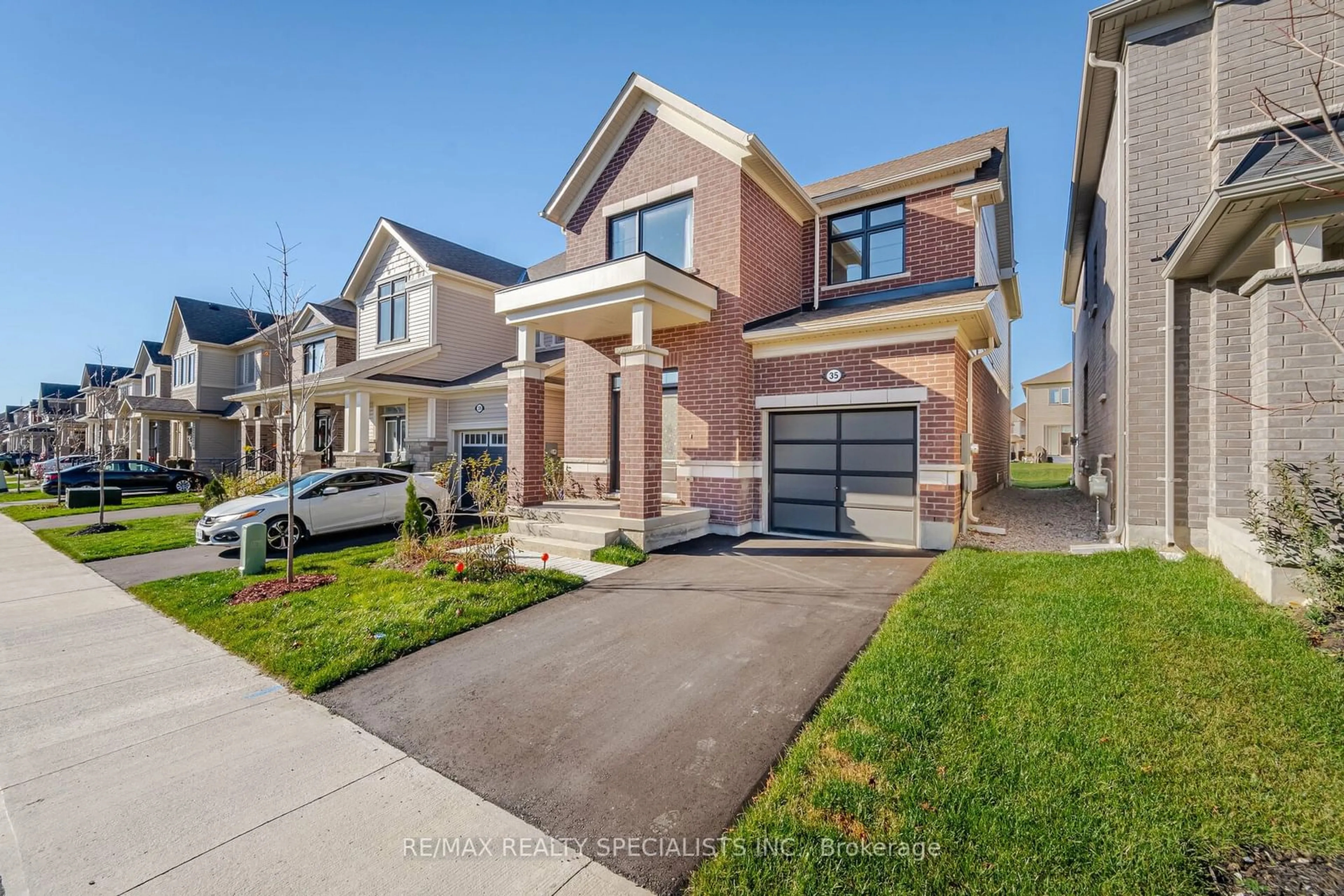 Frontside or backside of a home, the street view for 35 Spicer St, Centre Wellington Ontario N1M 0H7