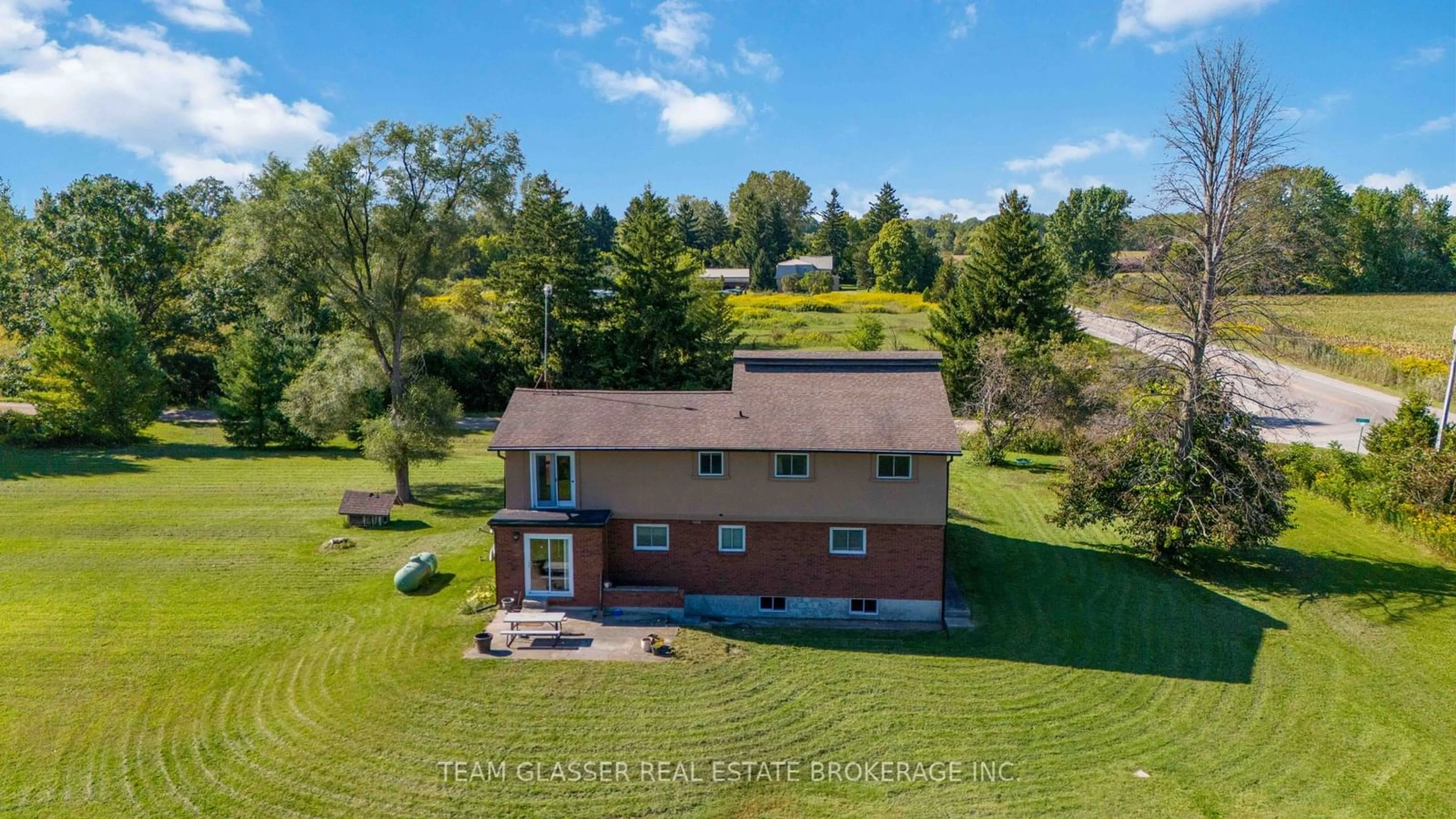 A pic from exterior of the house or condo, the fenced backyard for 6571 CARROLL Dr, Southwest Middlesex Ontario N0L 1T0