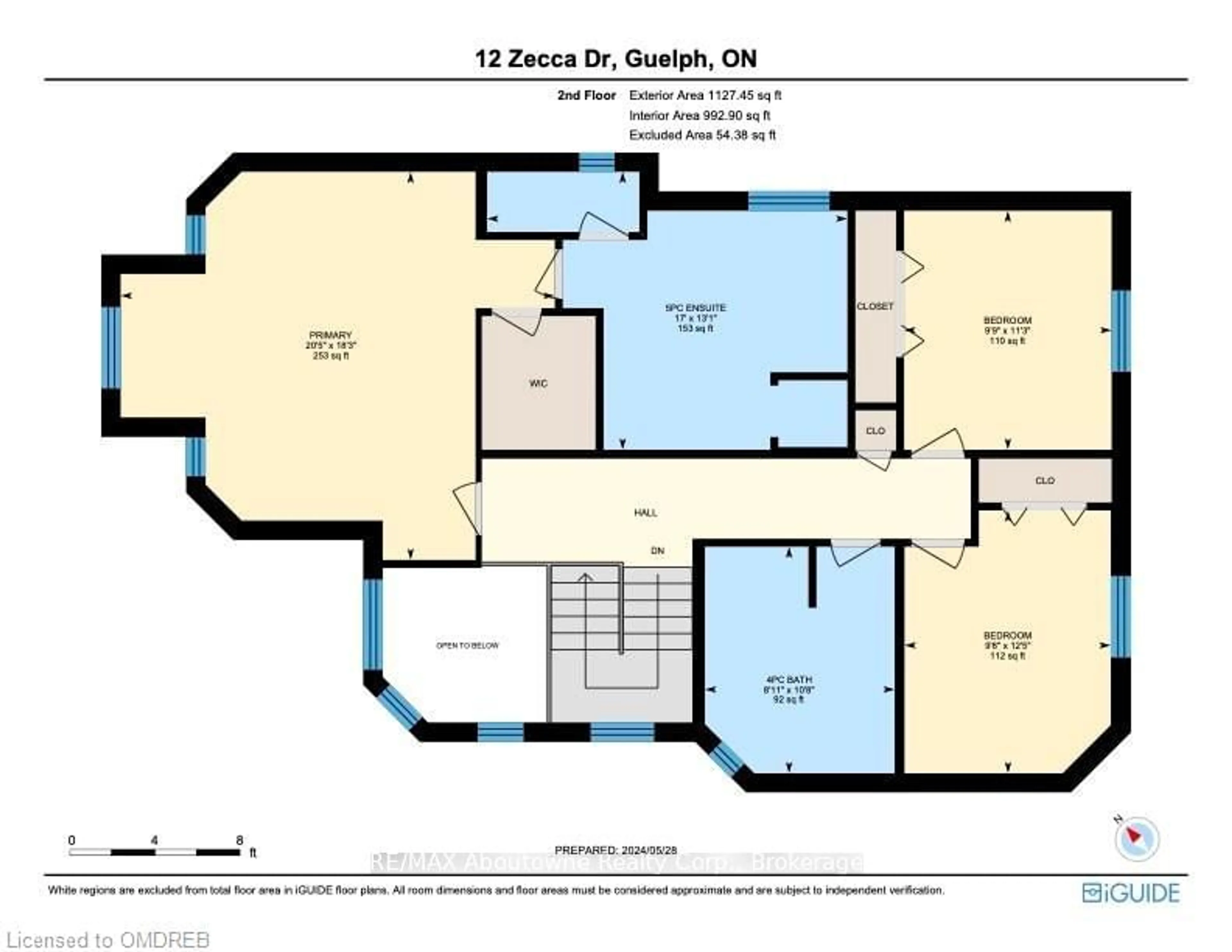 Floor plan for 12 ZECCA Dr, Guelph Ontario N1L 1T1