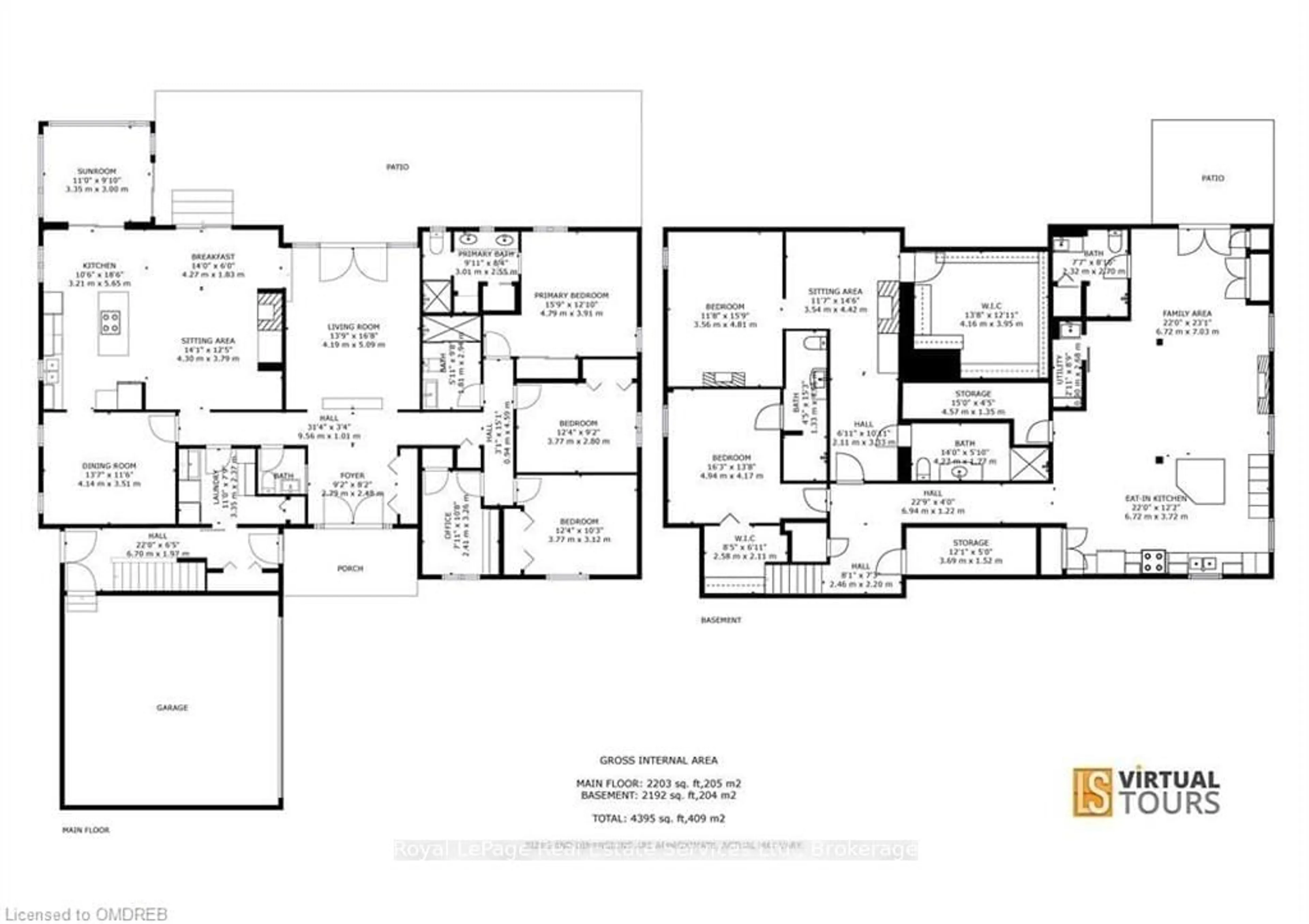 Floor plan for 184 DUNDAS St, Hamilton Ontario L8N 2Z7