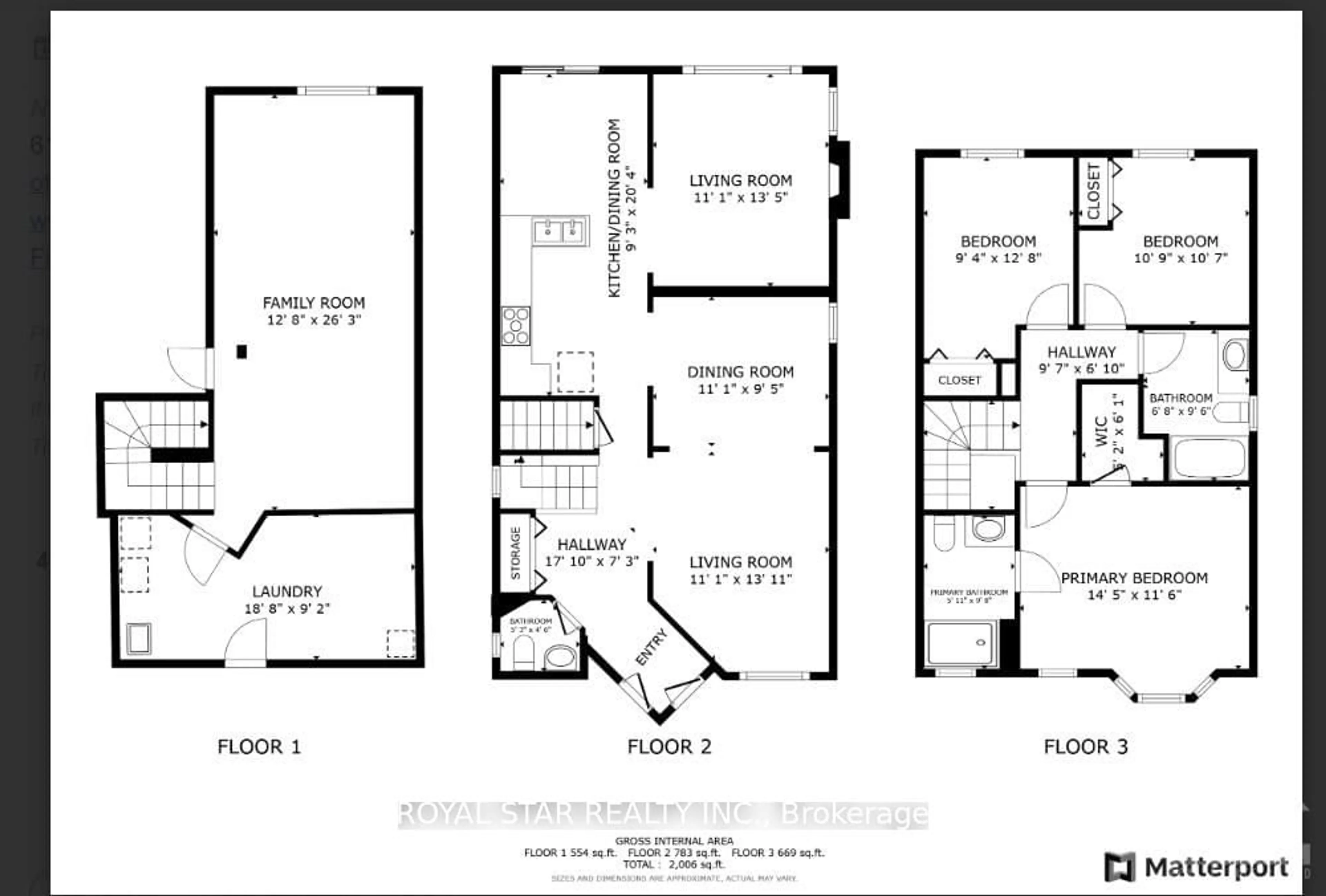 Floor plan for 90 LONGSHIRE Circ, Barrhaven Ontario K2J 4K8