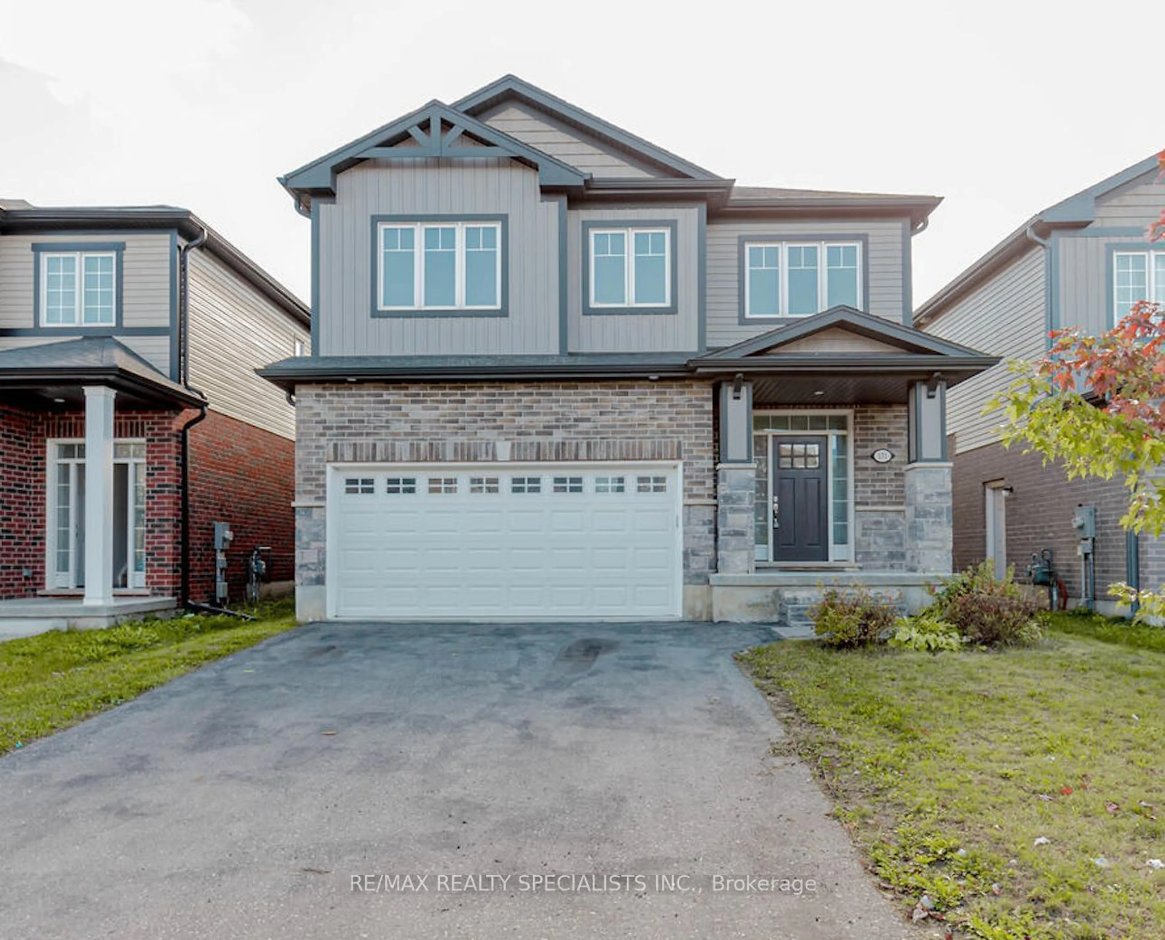 Frontside or backside of a home, the street view for 131 Freure Dr, Cambridge Ontario N1S 0A9