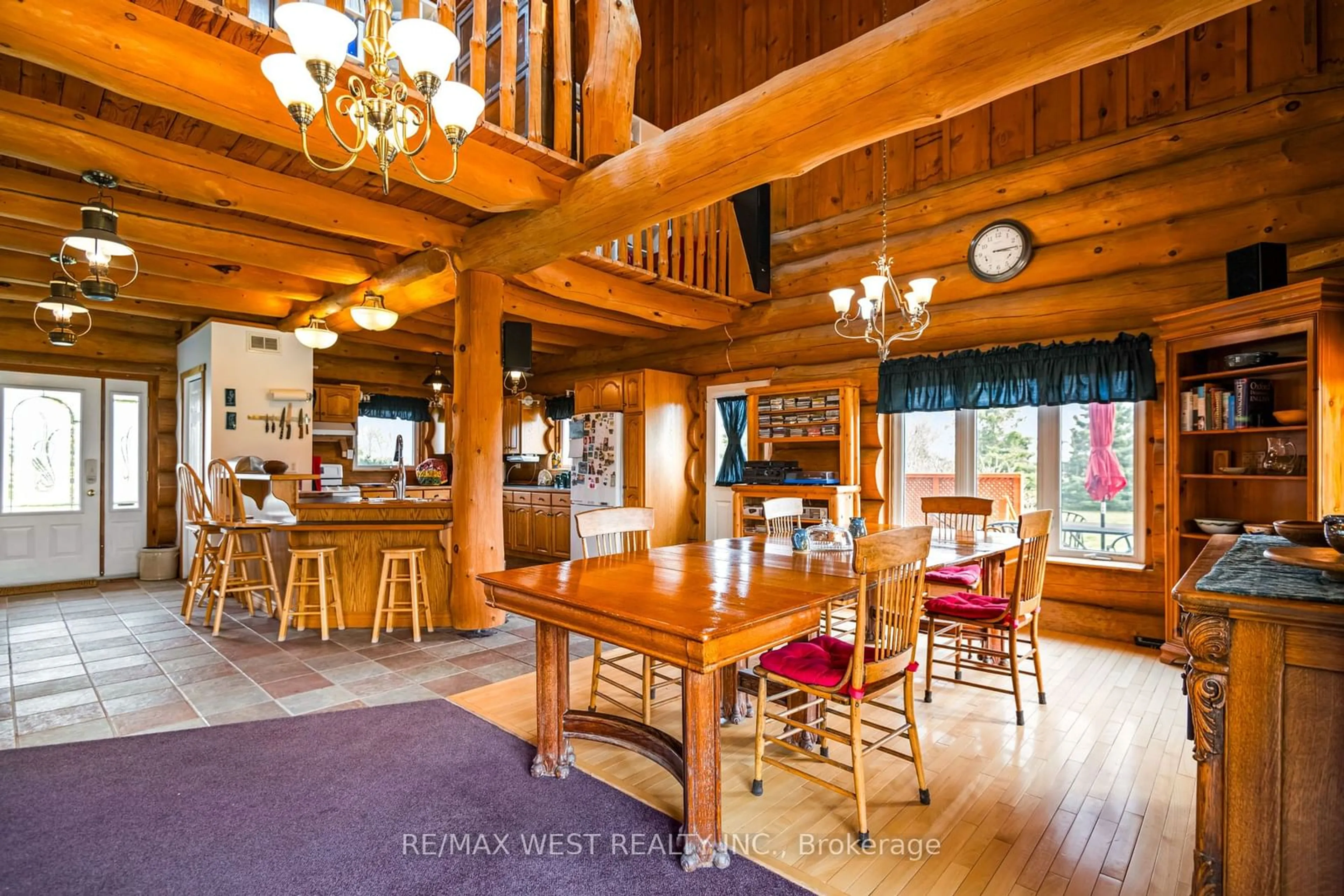 Dining room, wood floors, cottage for 116278 Second Line SW, Melancthon Ontario L9V 2C7