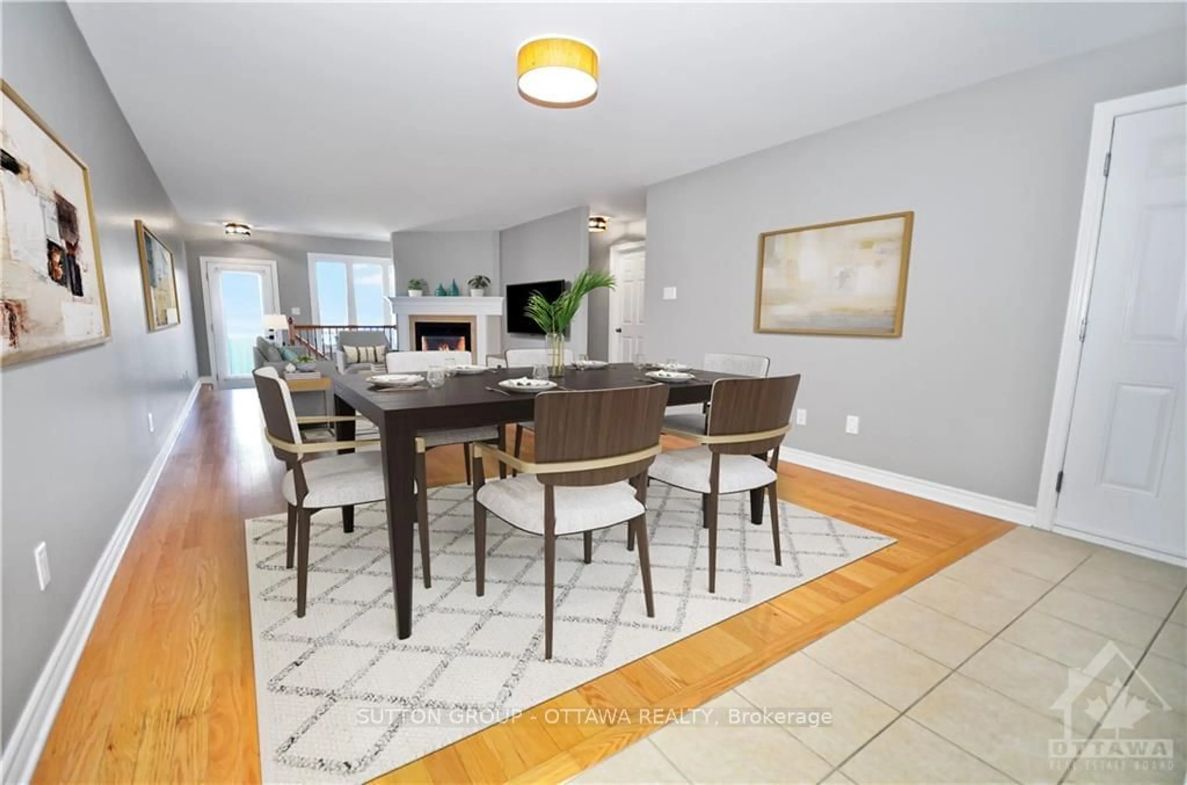 Dining room, wood floors, cottage for 134 CASTEL St, Alfred and Plantagenet Ontario K0A 3K0