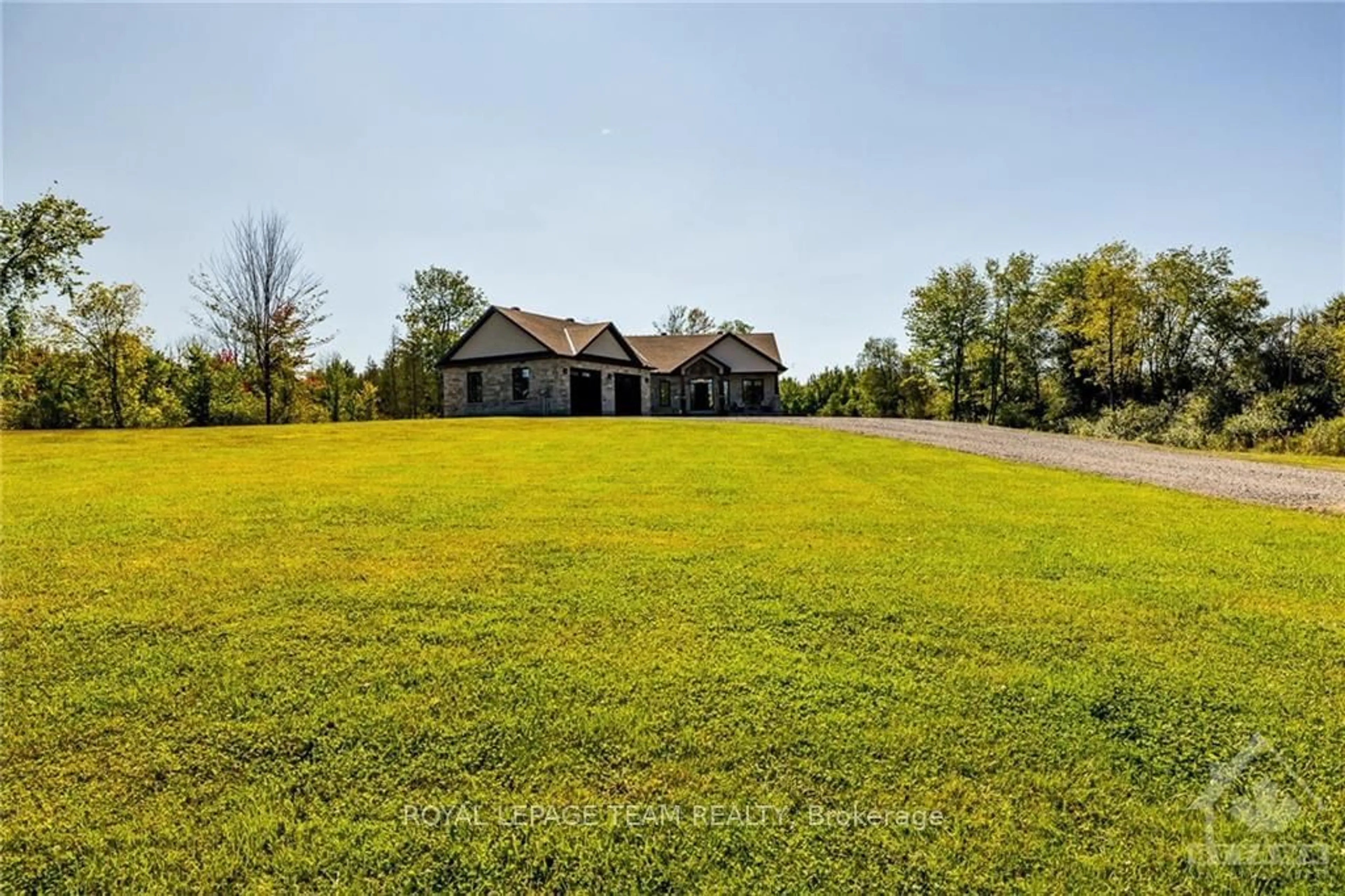 Frontside or backside of a home, the fenced backyard for 1515 DIAMONDVIEW Rd, Carp - Huntley Ward Ontario K0A 1L0