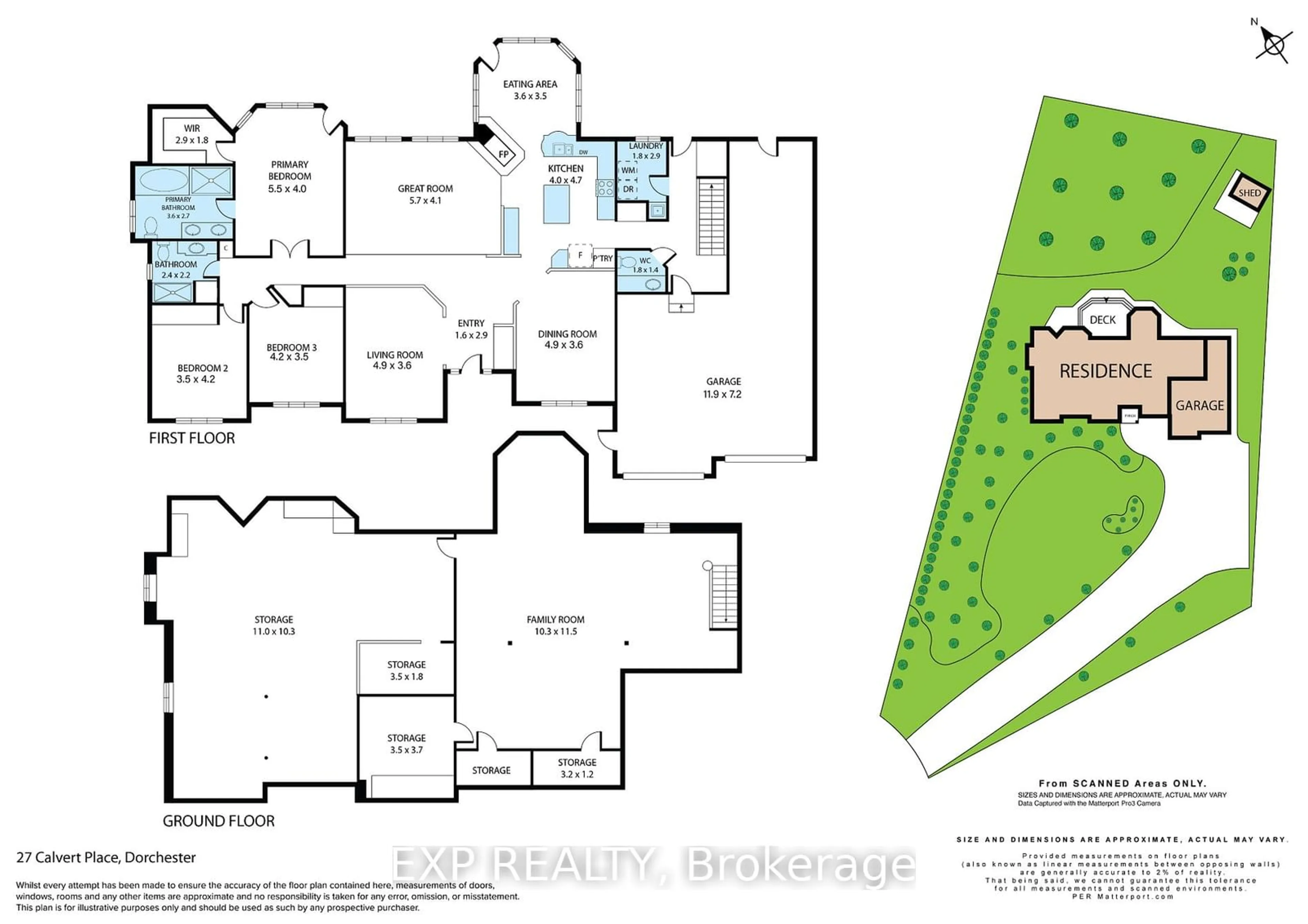 Floor plan for 27 Calvert Pl, Thames Centre Ontario N0L 1G3