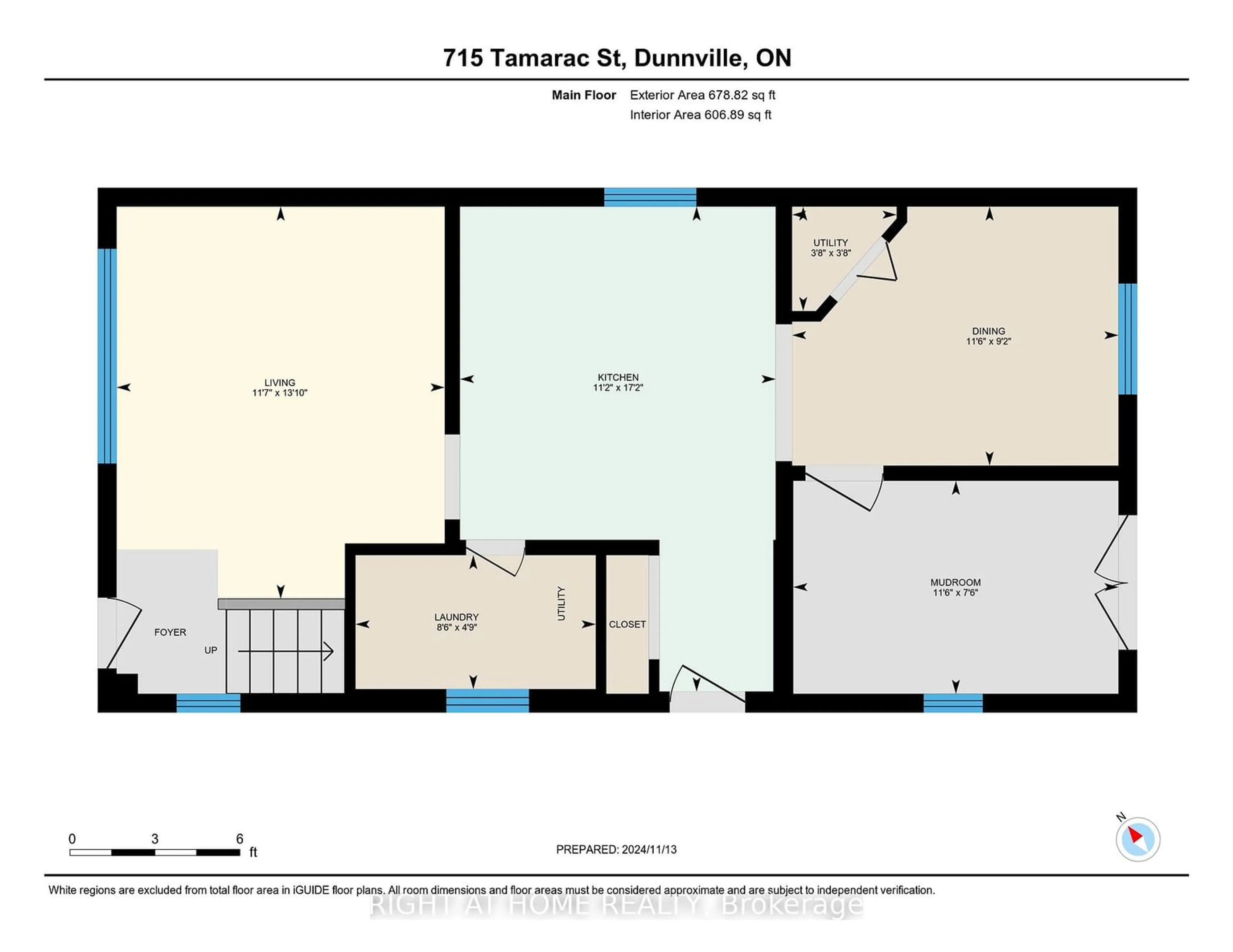 Floor plan for 715 Tamarac St, Haldimand Ontario N1A 2E3