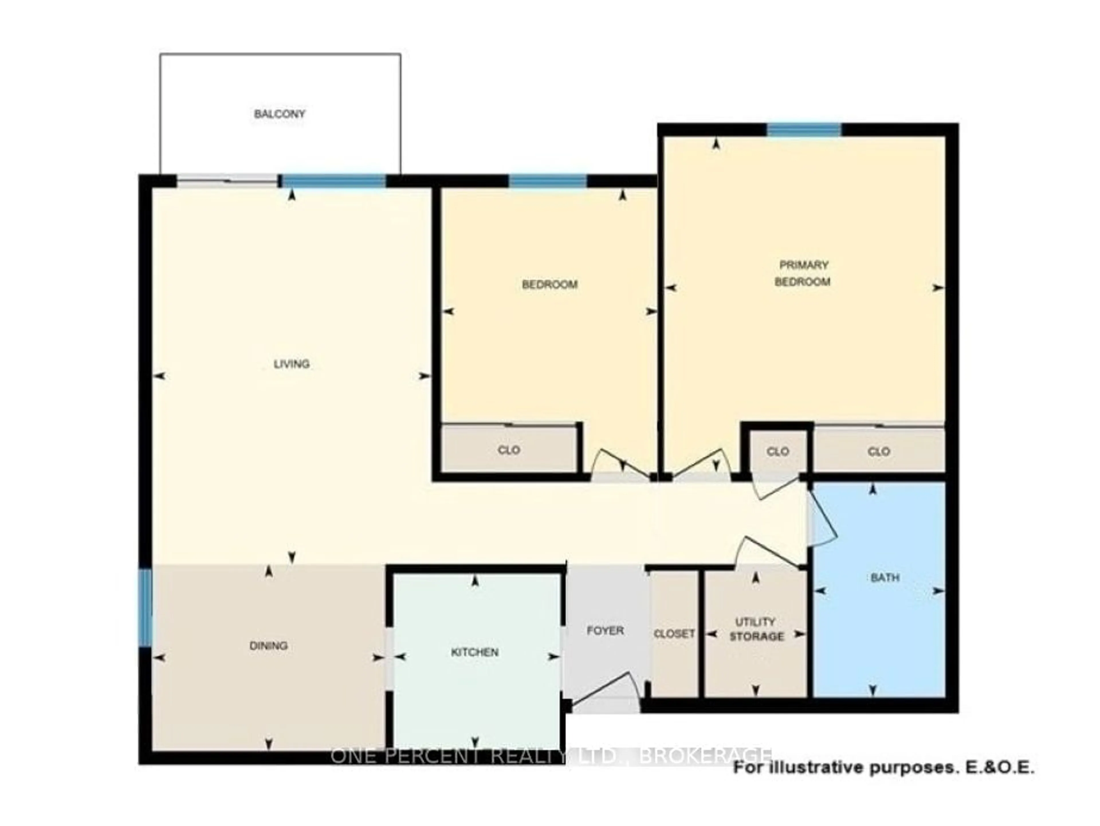 Floor plan for 358 Queen Mary Rd #515, Kingston Ontario K7M 7E8