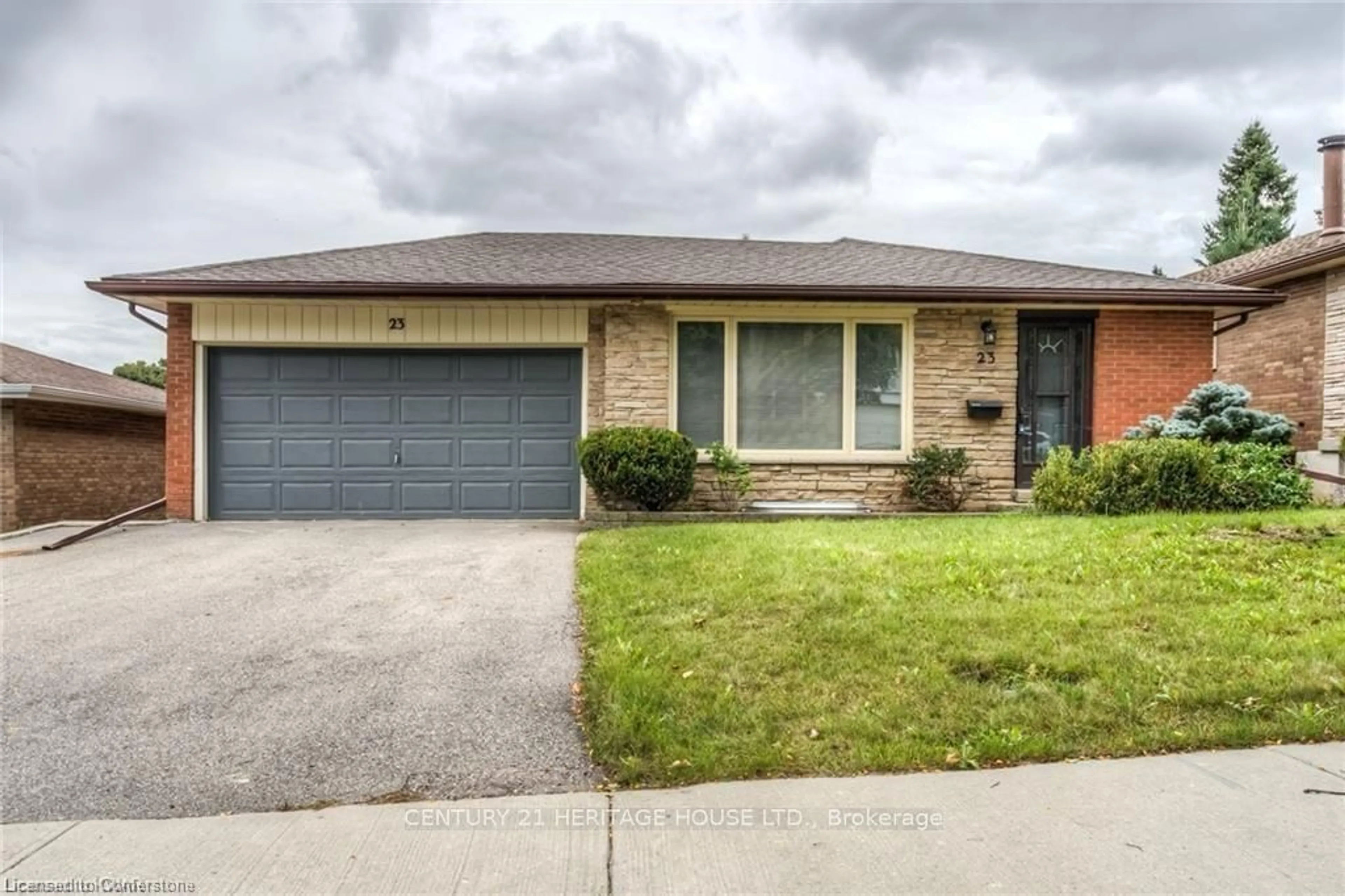 Frontside or backside of a home, the street view for 23 Bonnylyn Dr, Kitchener Ontario N2M 1S5