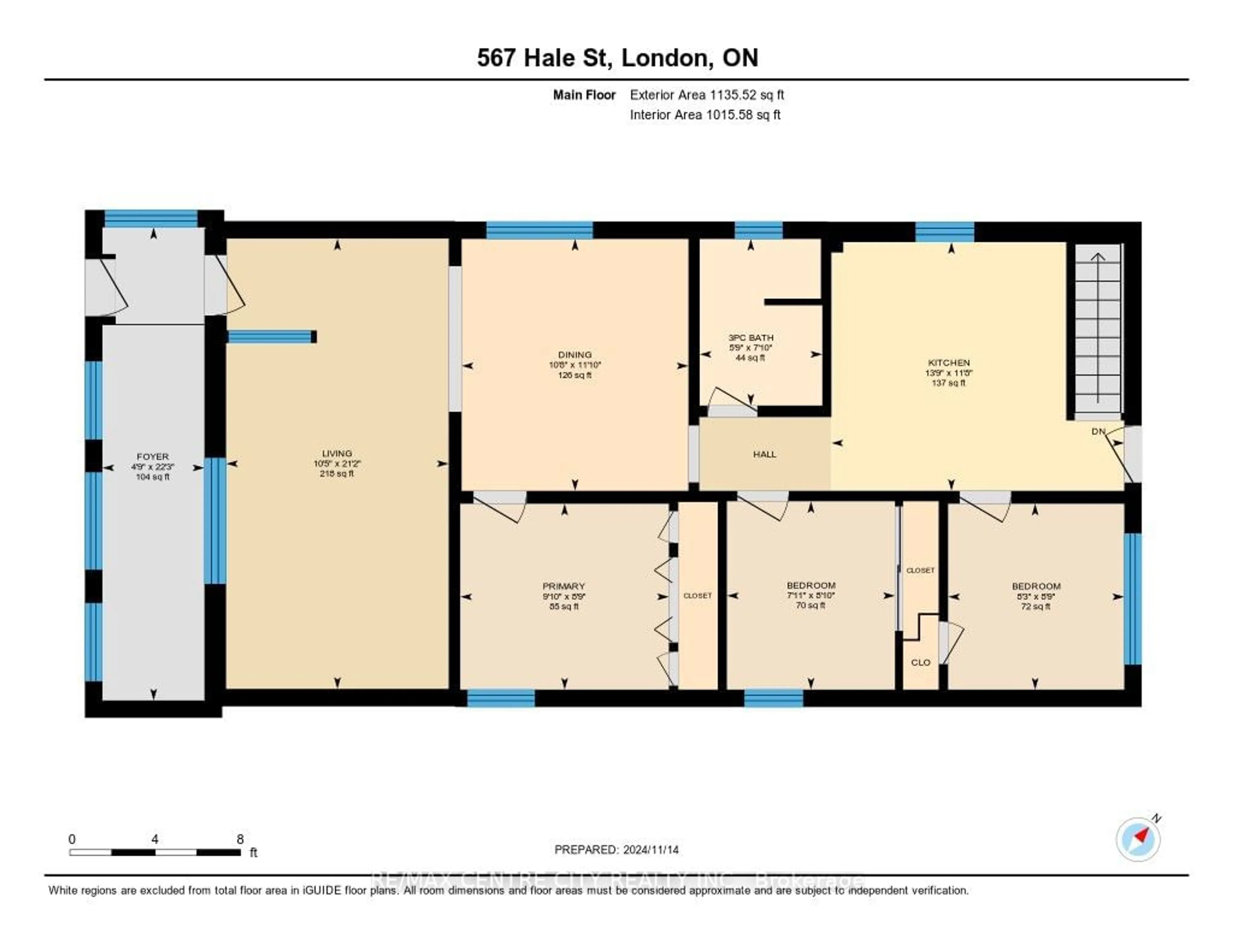 Floor plan for 567 Hale St, London Ontario N5W 1H3