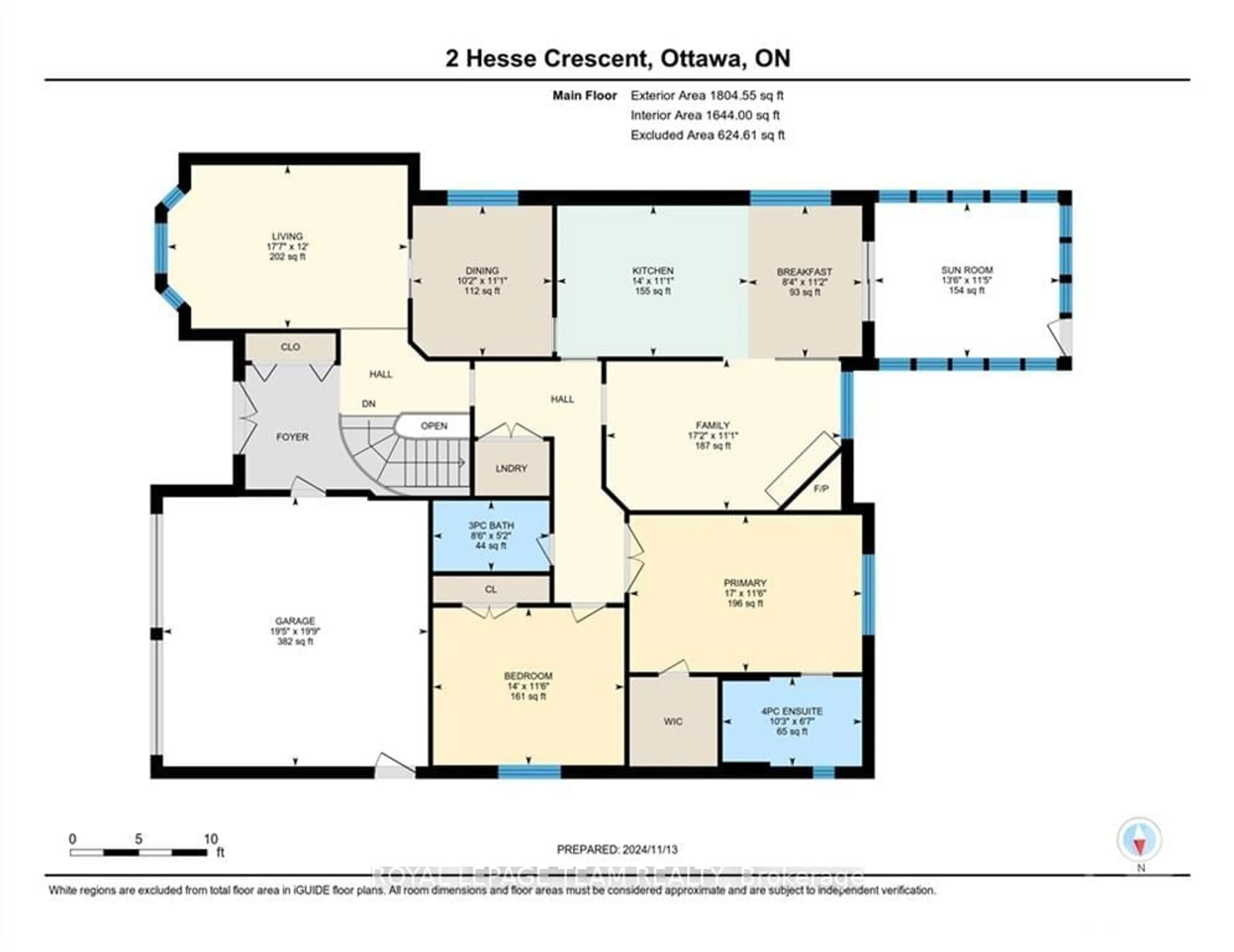 Floor plan for 2 HESSE Cres, Stittsville - Munster - Richmond Ontario K2S 1E4