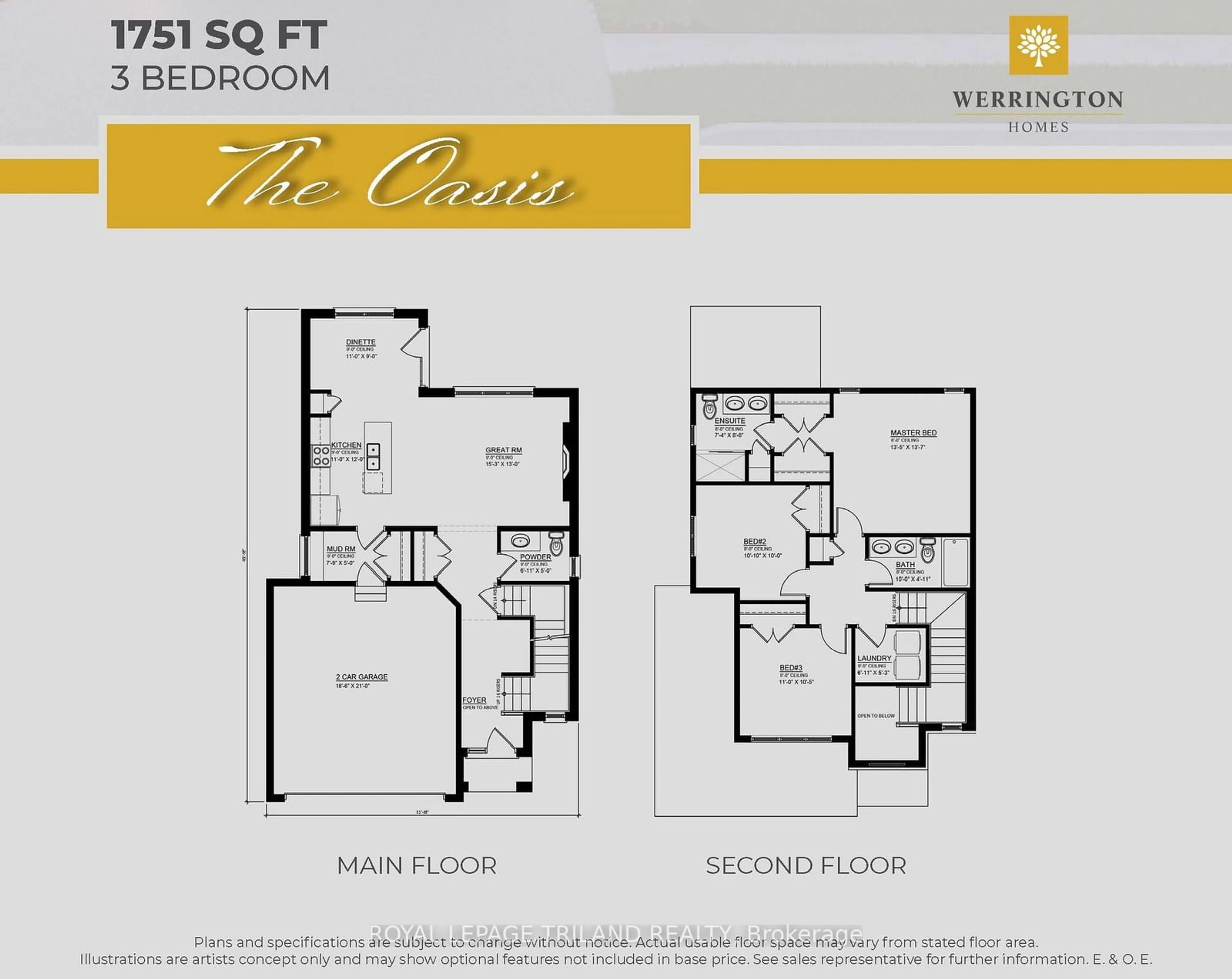 Floor plan for 20 Allister Dr, Middlesex Centre Ontario N0L 1R0