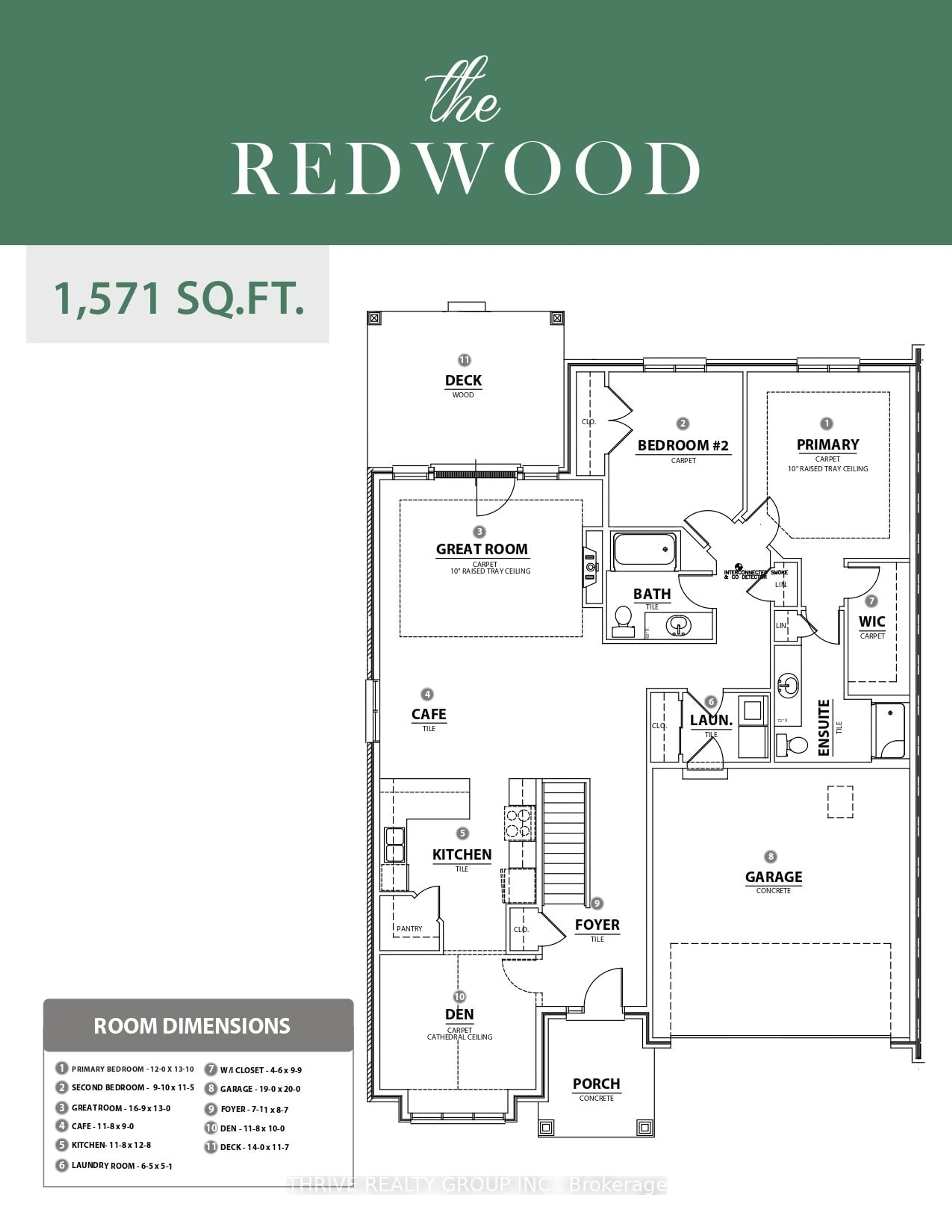 Floor plan for 1080 UPPERPOINT Ave #9, London Ontario N6K 4M9