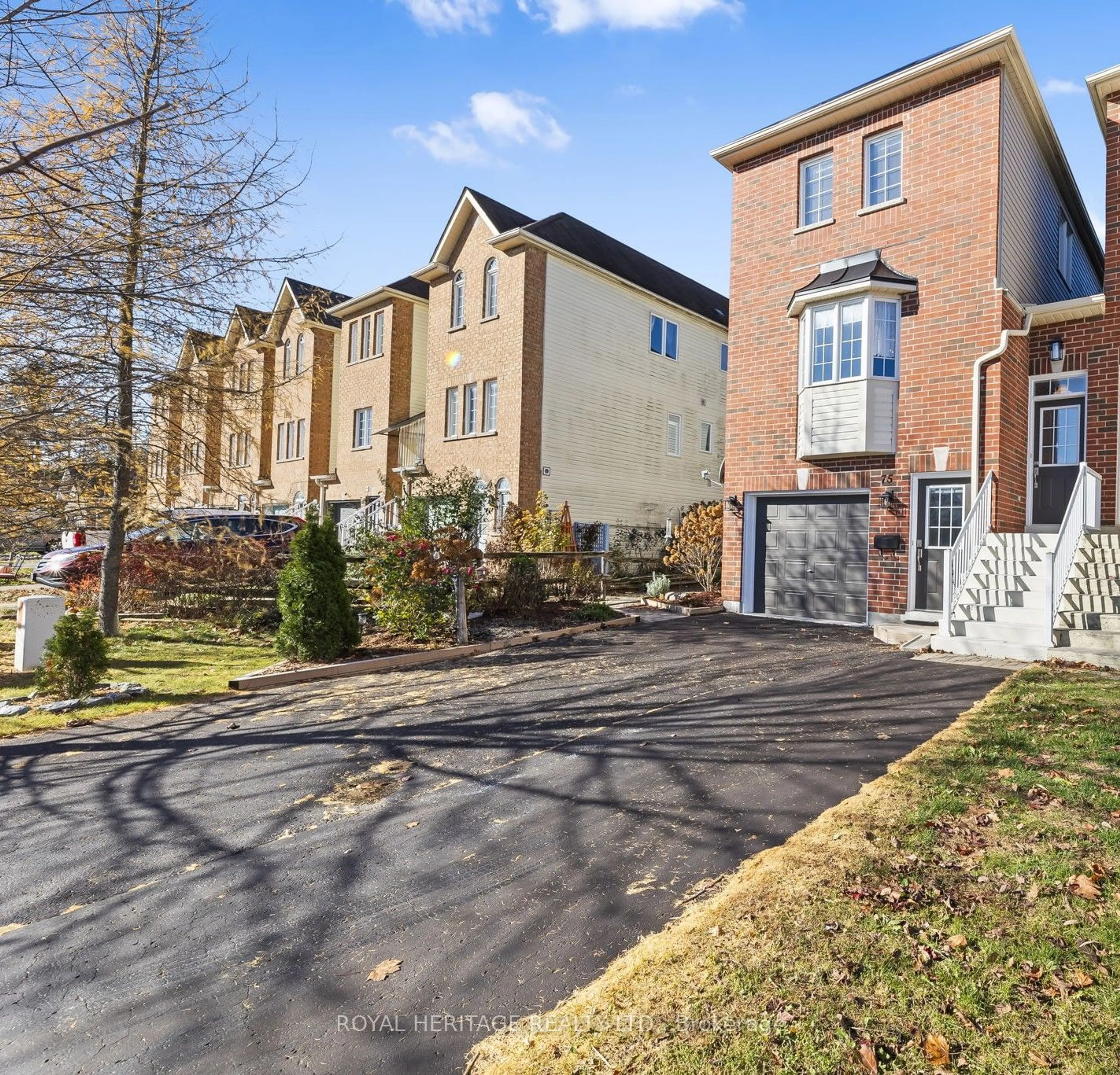 A pic from exterior of the house or condo, the street view for 75 Brookside St, Cavan Monaghan Ontario L0A 1G0