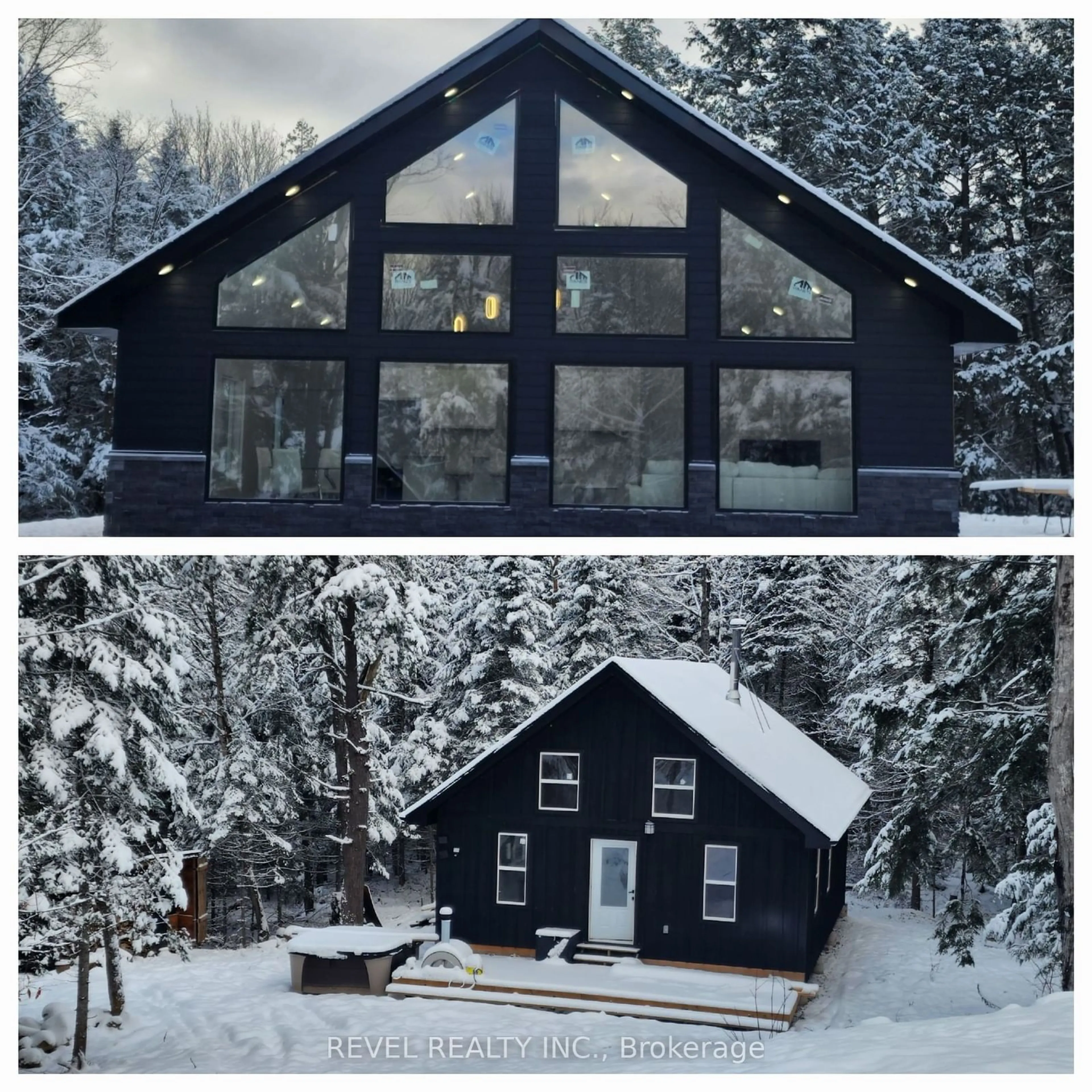 Frontside or backside of a home, cottage for 1814 Riding Ranch Rd, Machar Ontario P0A 1X0