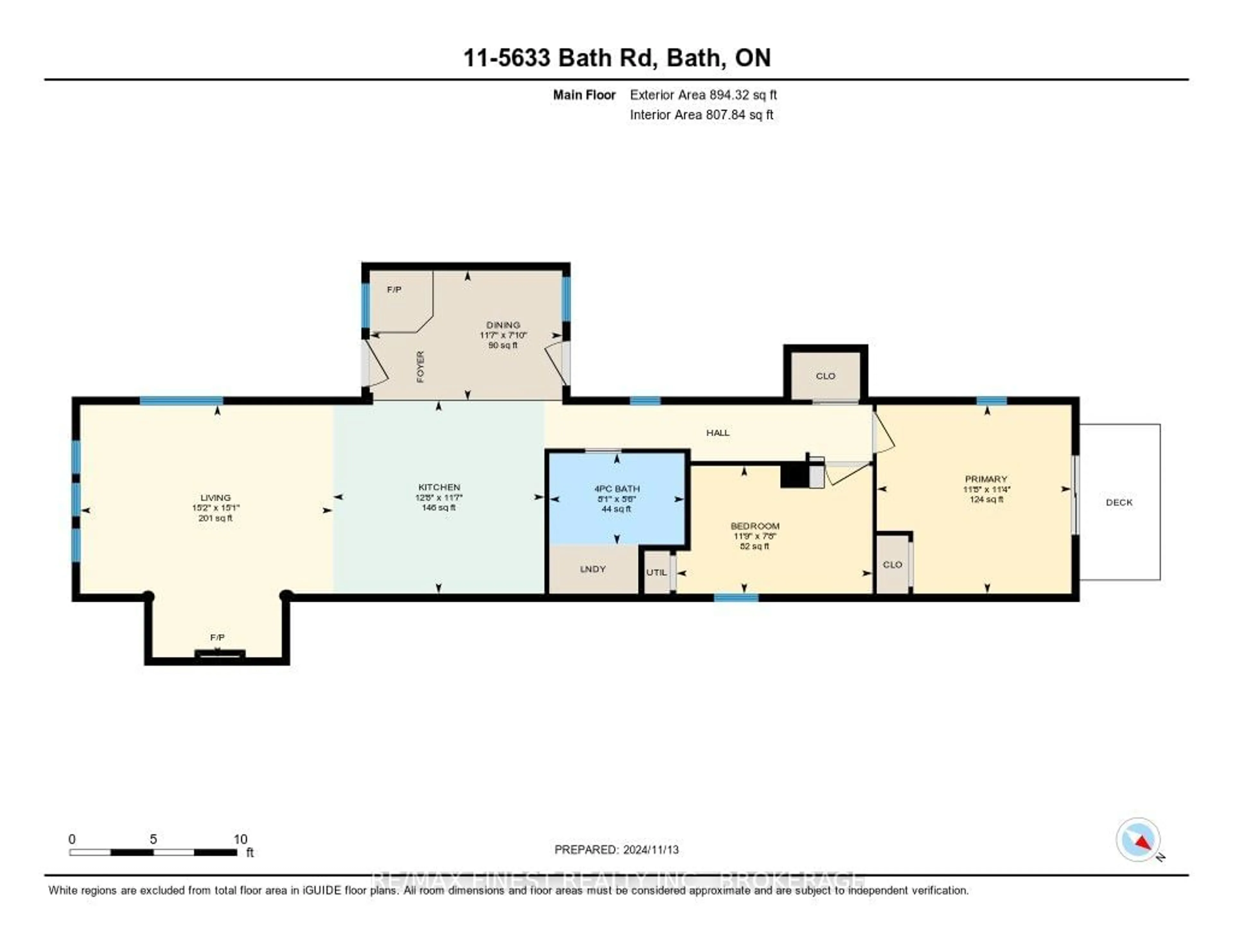 Floor plan for 5633 Bath Rd #11, Loyalist Ontario K0H 1G0