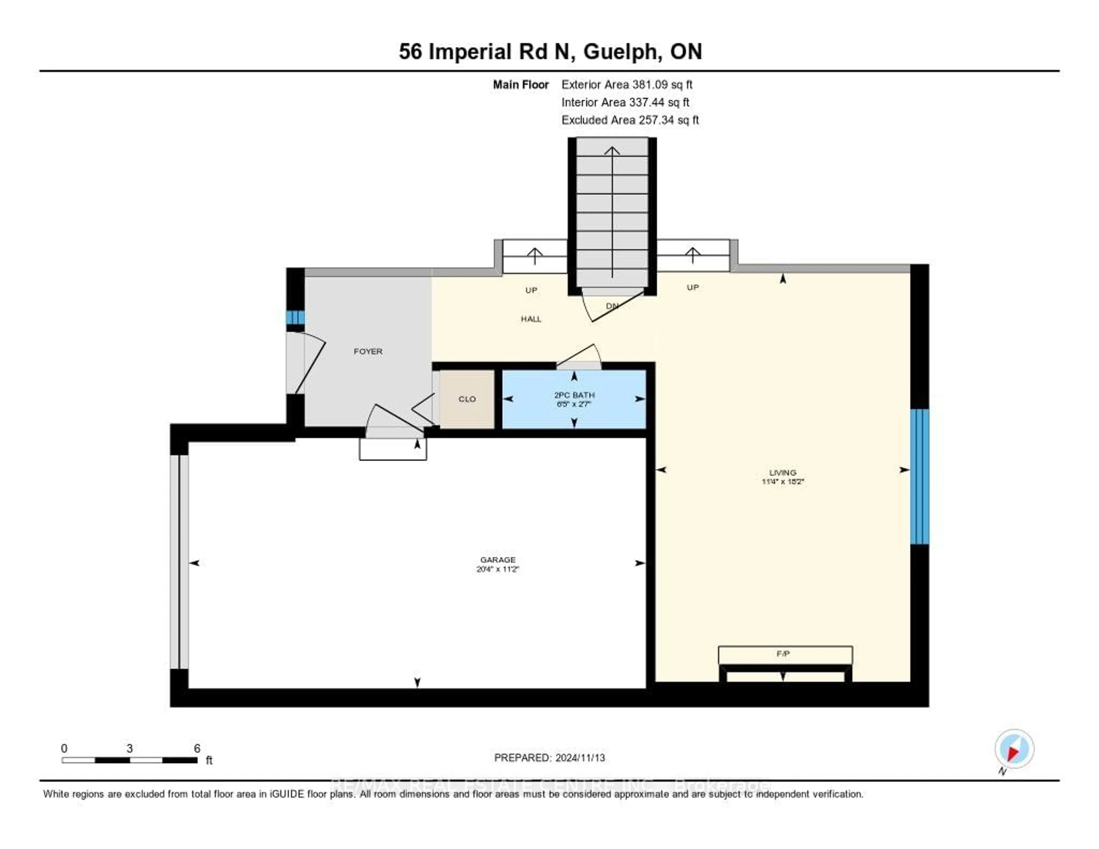 Floor plan for 56 Imperial Rd, Guelph Ontario N1H 8A5