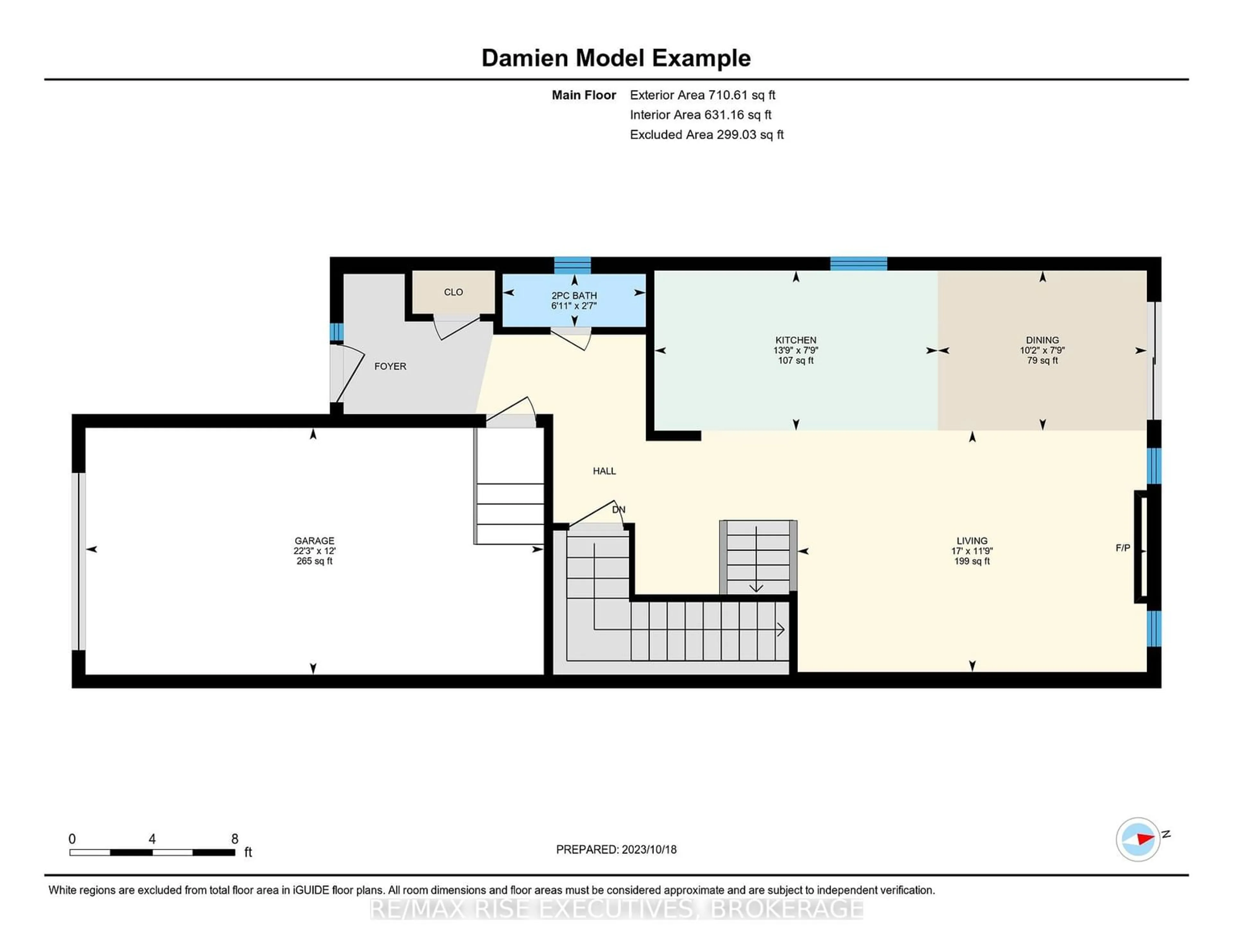 Floor plan for 2699 DELMAR St, Kingston Ontario K7P 0J1