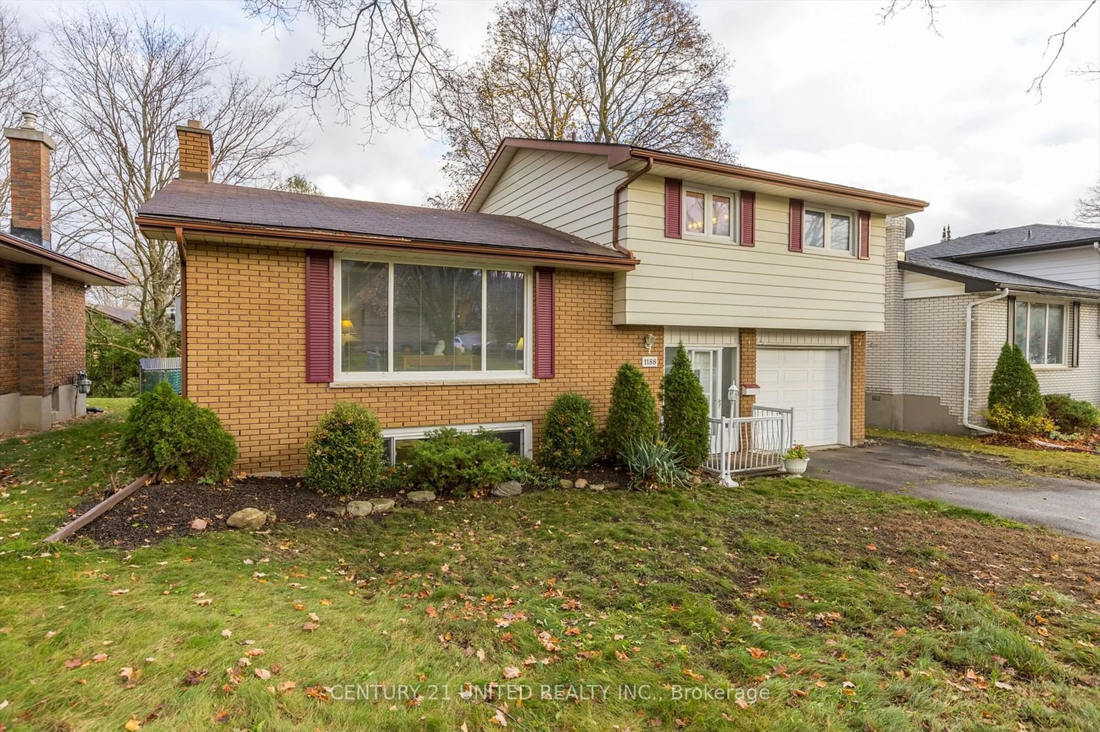 Frontside or backside of a home, the street view for 1188 Huron St, Peterborough Ontario K9H 6V5