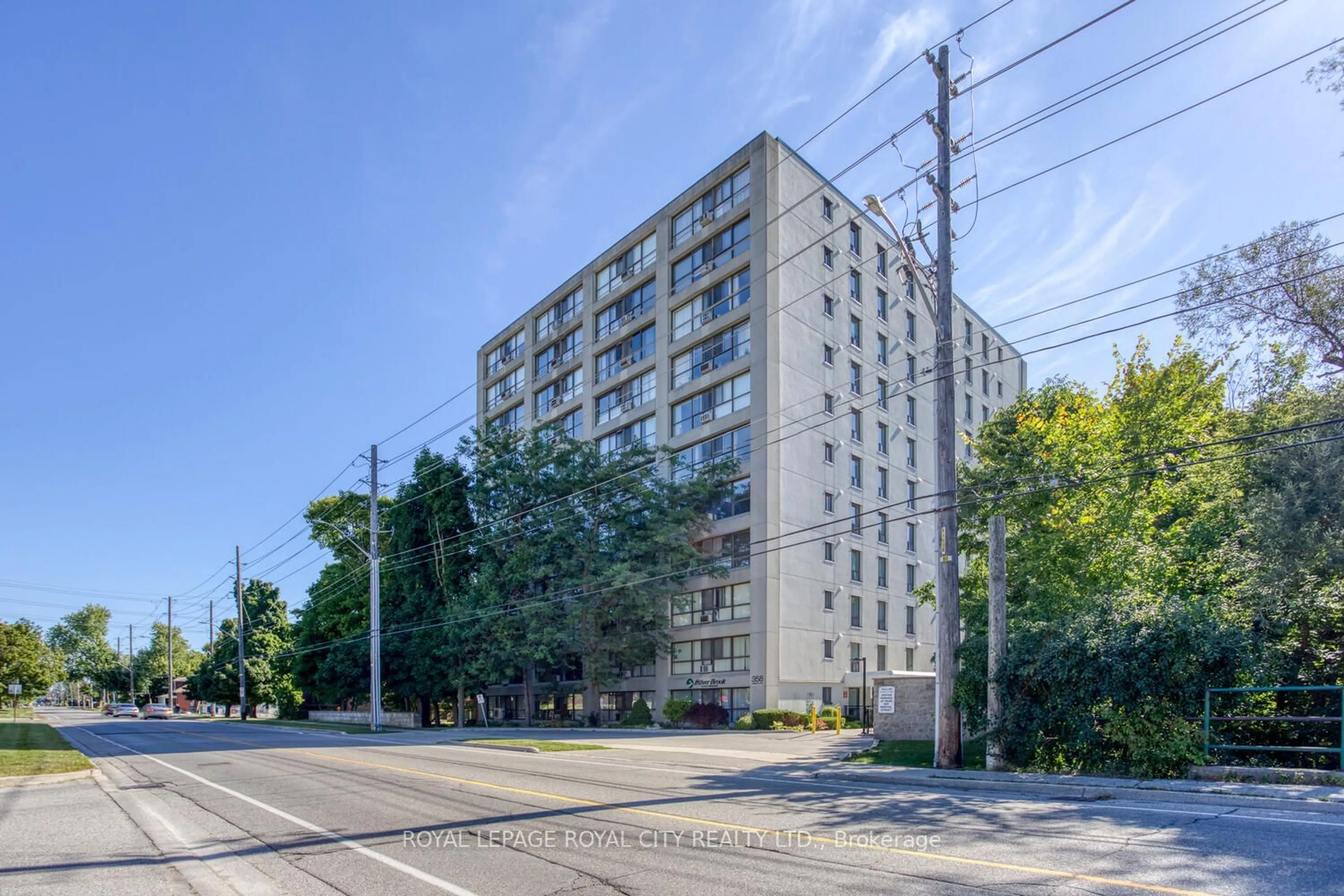 A pic from exterior of the house or condo, the front or back of building for 358 Waterloo Ave #708, Guelph Ontario N1H 7Y3