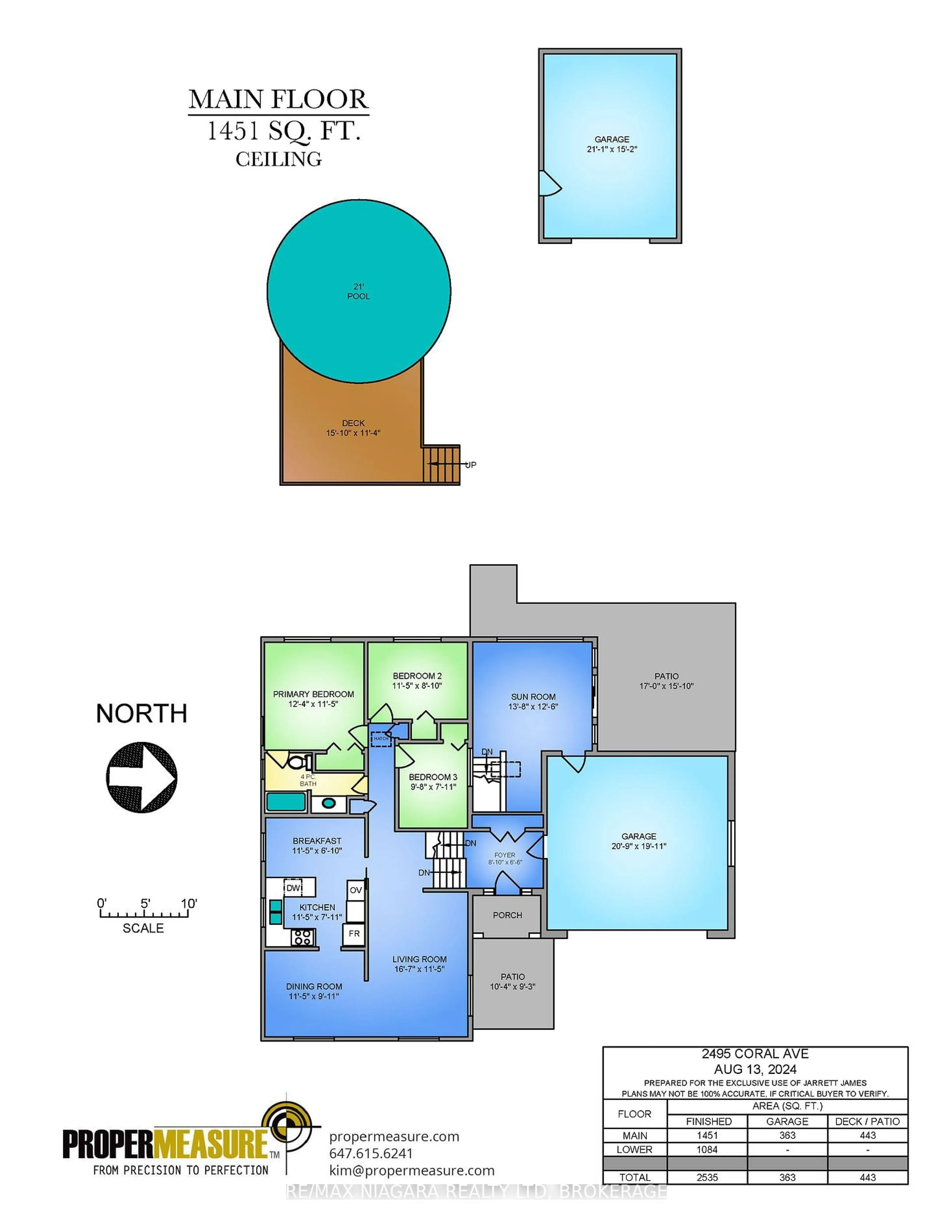 Floor plan for 2495 Coral Ave, Fort Erie Ontario L0S 1S0