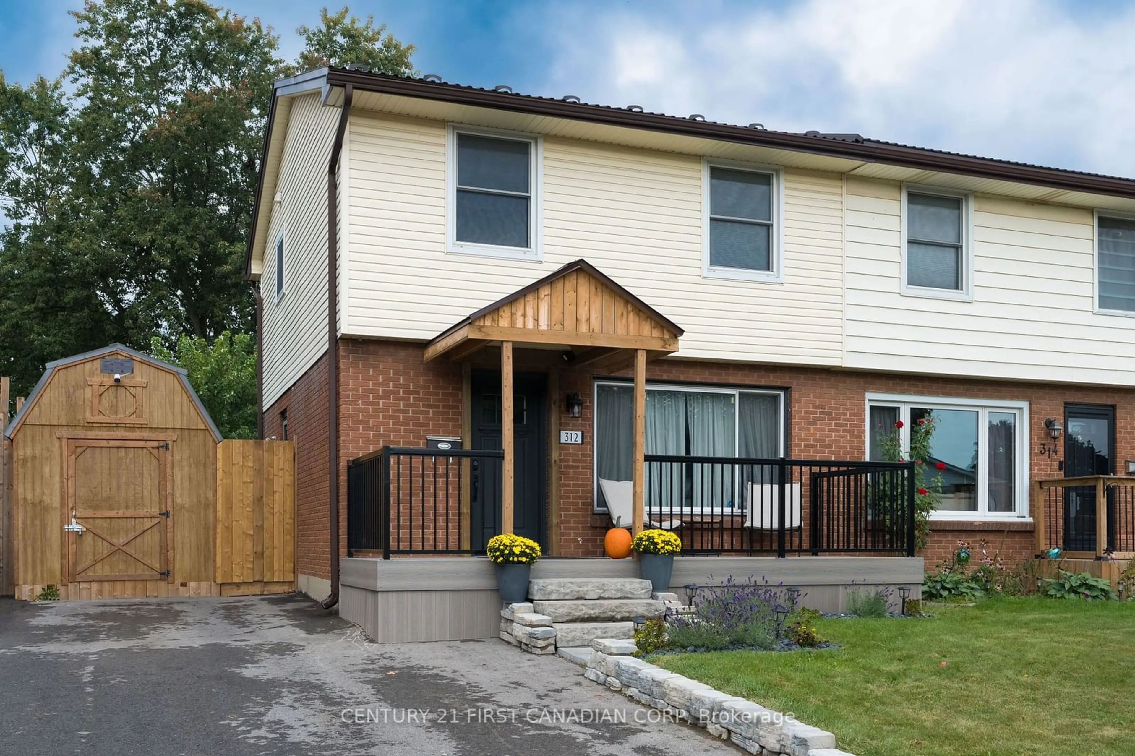 Home with brick exterior material for 312 Admiral Dr, London Ontario N5V 1J1