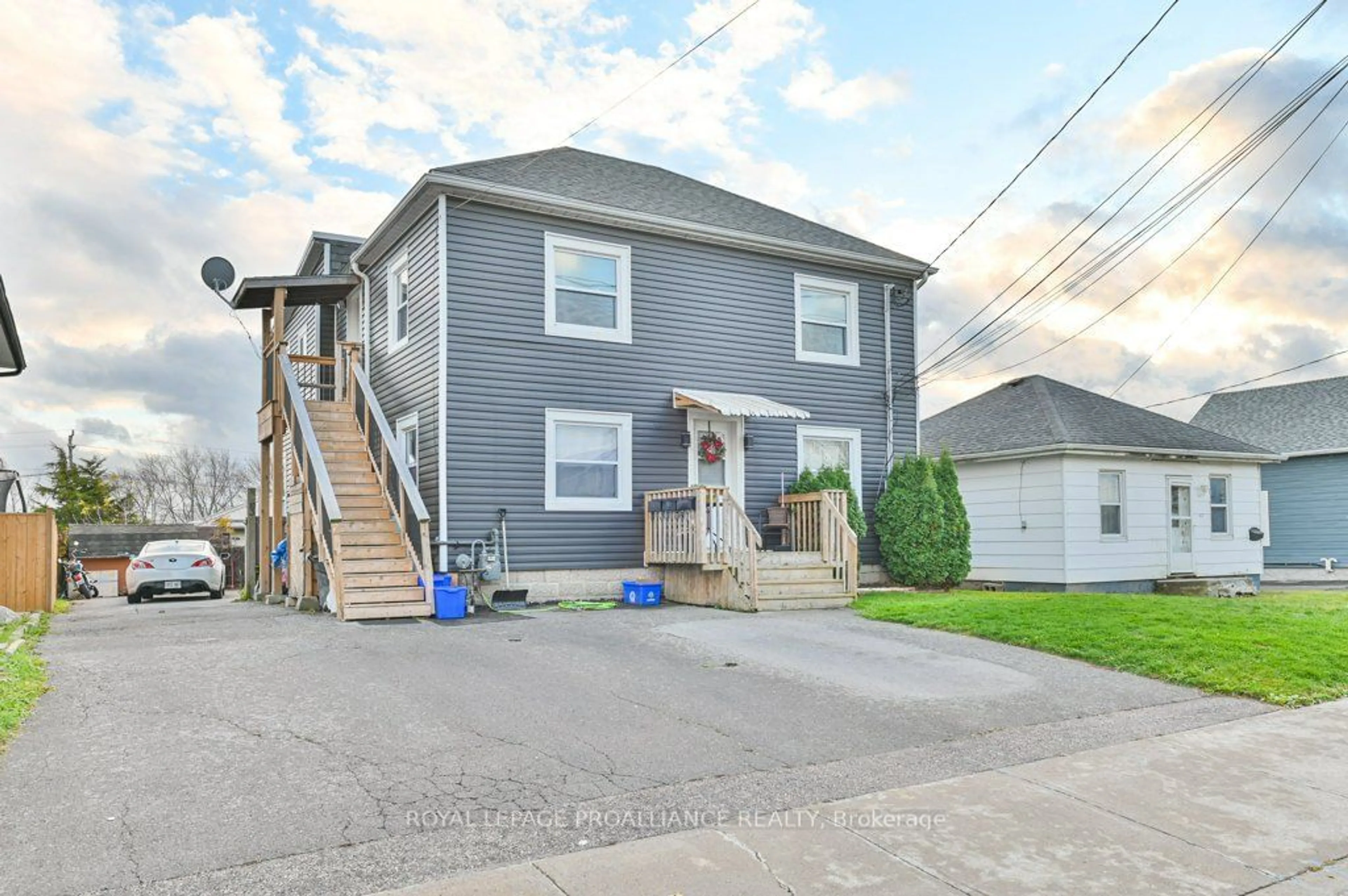 A pic from exterior of the house or condo, the street view for 65 John St, Quinte West Ontario K8V 1J8