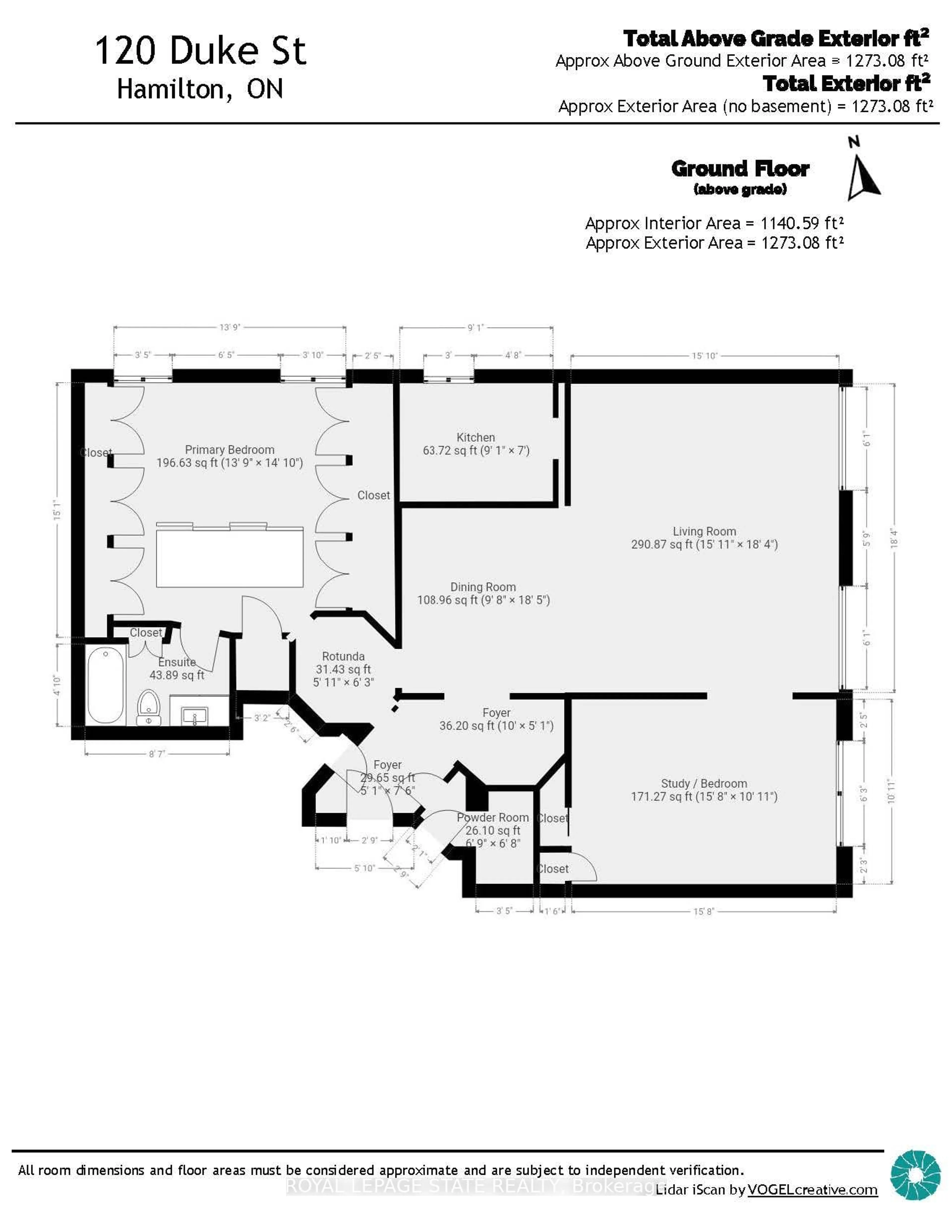 Floor plan for 120 Duke St #1602, Hamilton Ontario L8P 4T1