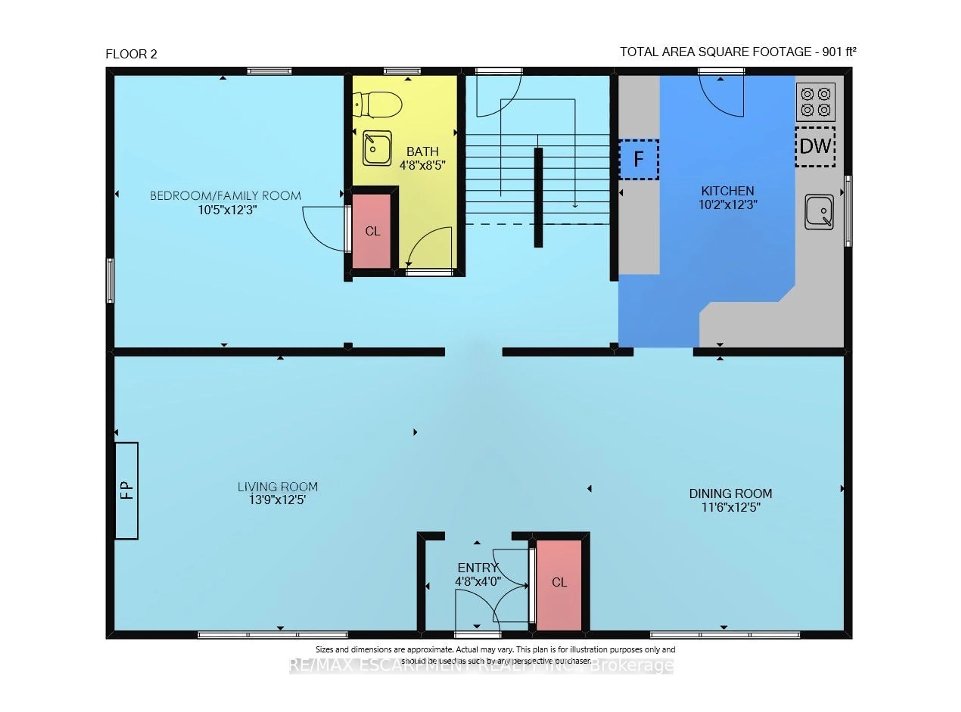 Floor plan for 356 Linwell Rd, St. Catharines Ontario L2M 2P2