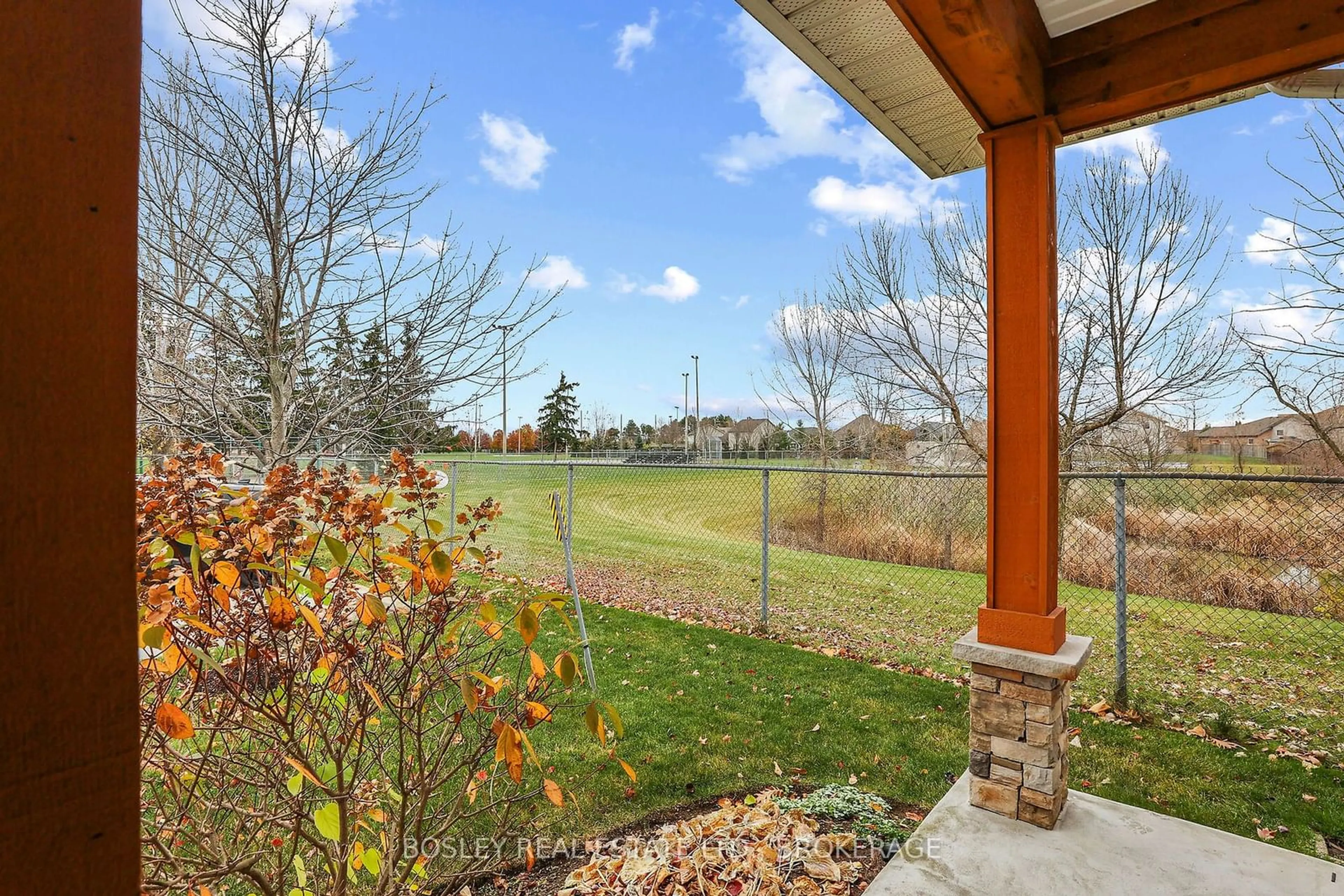 Patio, the fenced backyard for 678 Line 2 Rd #TH 11, Niagara-on-the-Lake Ontario L0S 1T0