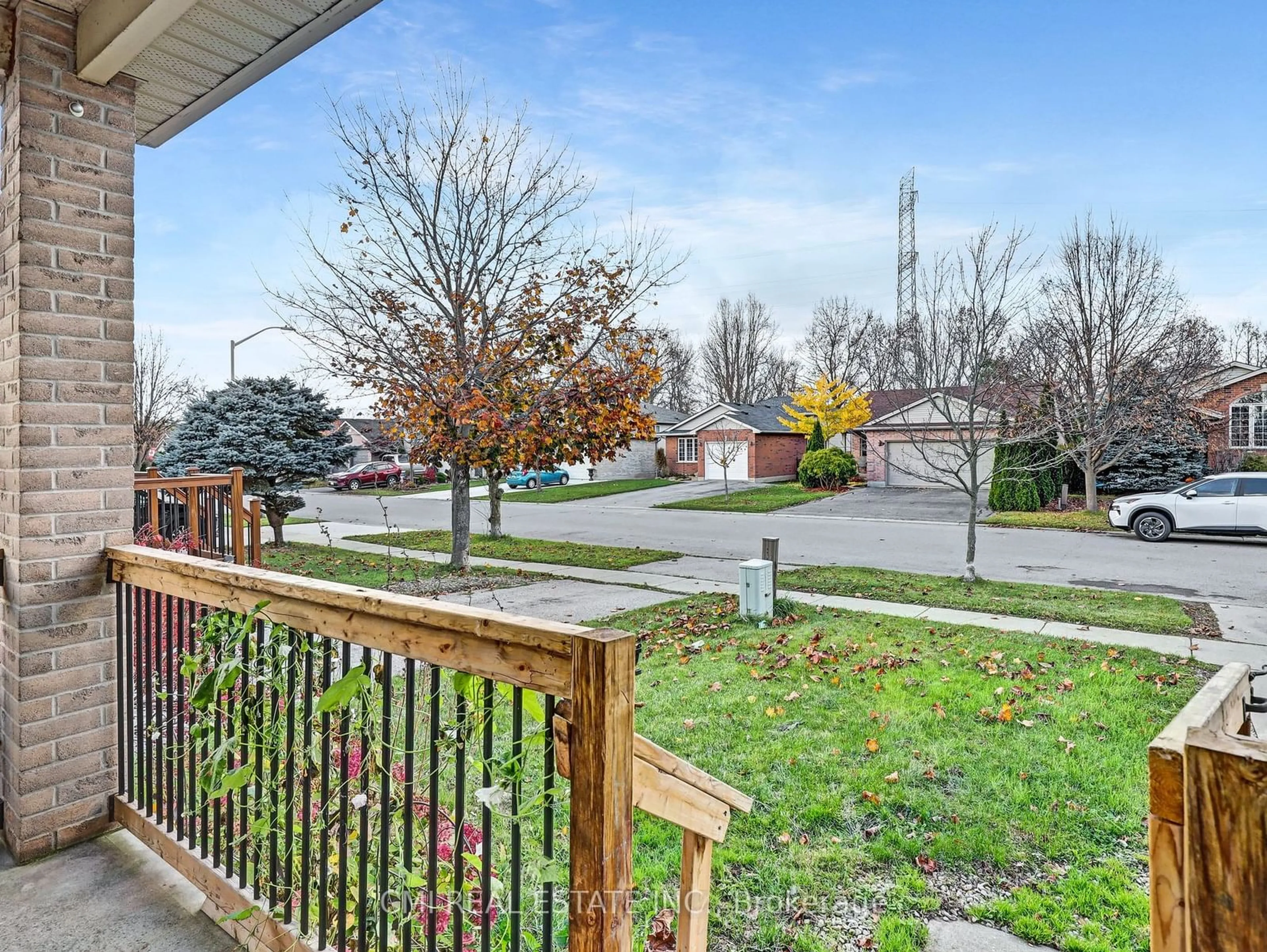 Patio, the fenced backyard for 32 Donker Dr, St. Thomas Ontario N5P 4J3