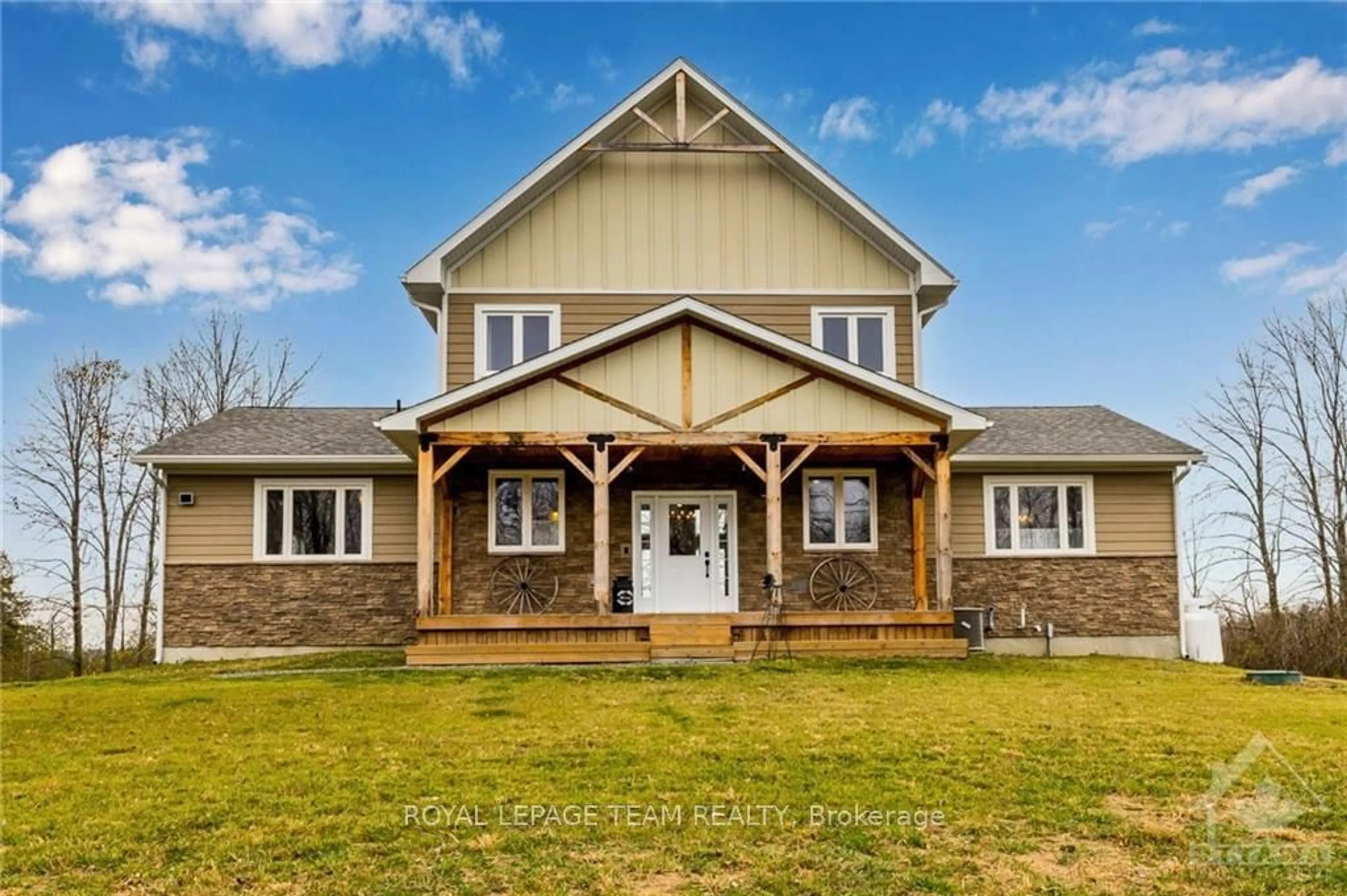 Frontside or backside of a home, cottage for 691 RIDEAU RIVER Rd, Montague Ontario K0G 1N0