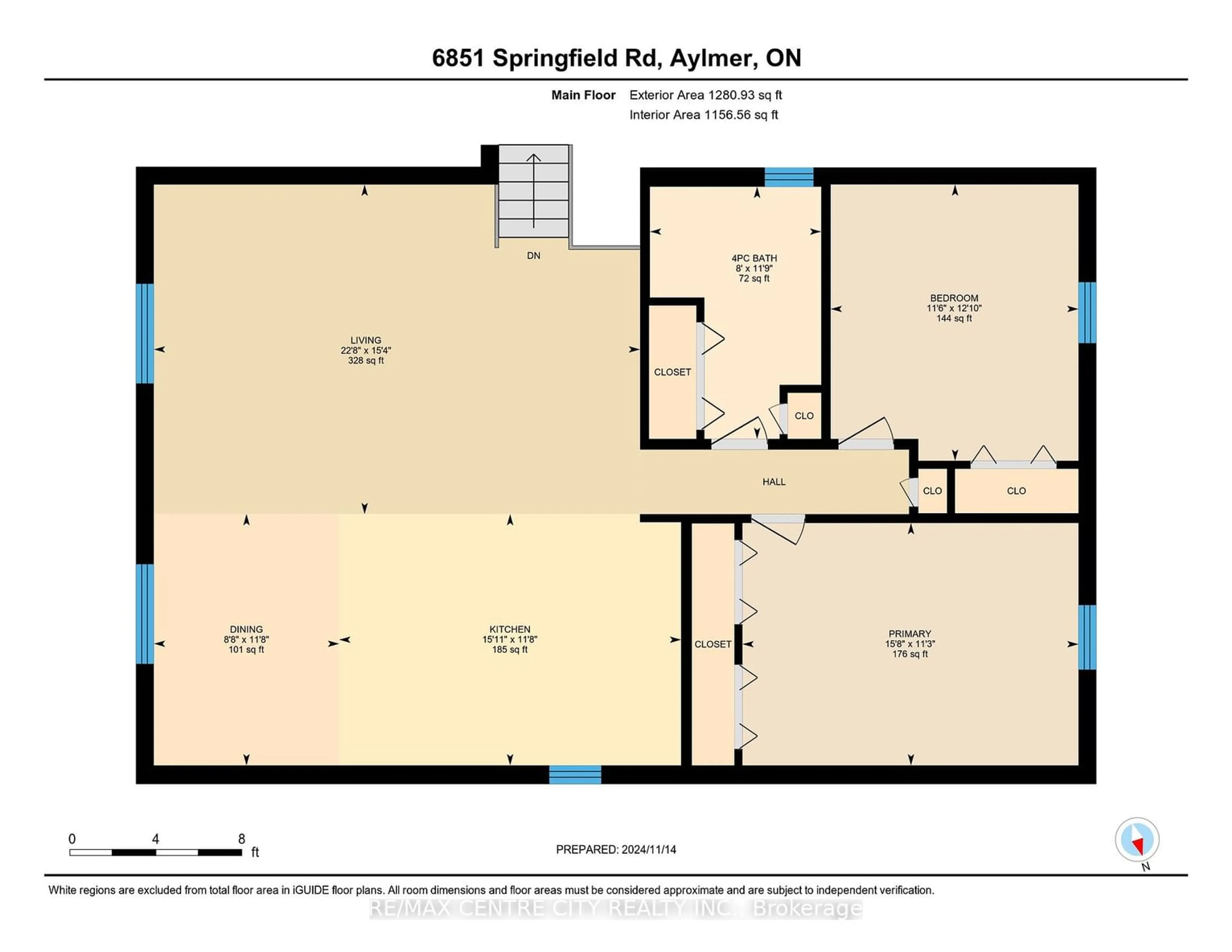 Floor plan for 6851 Springfield Rd, Malahide Ontario N5H 2R5