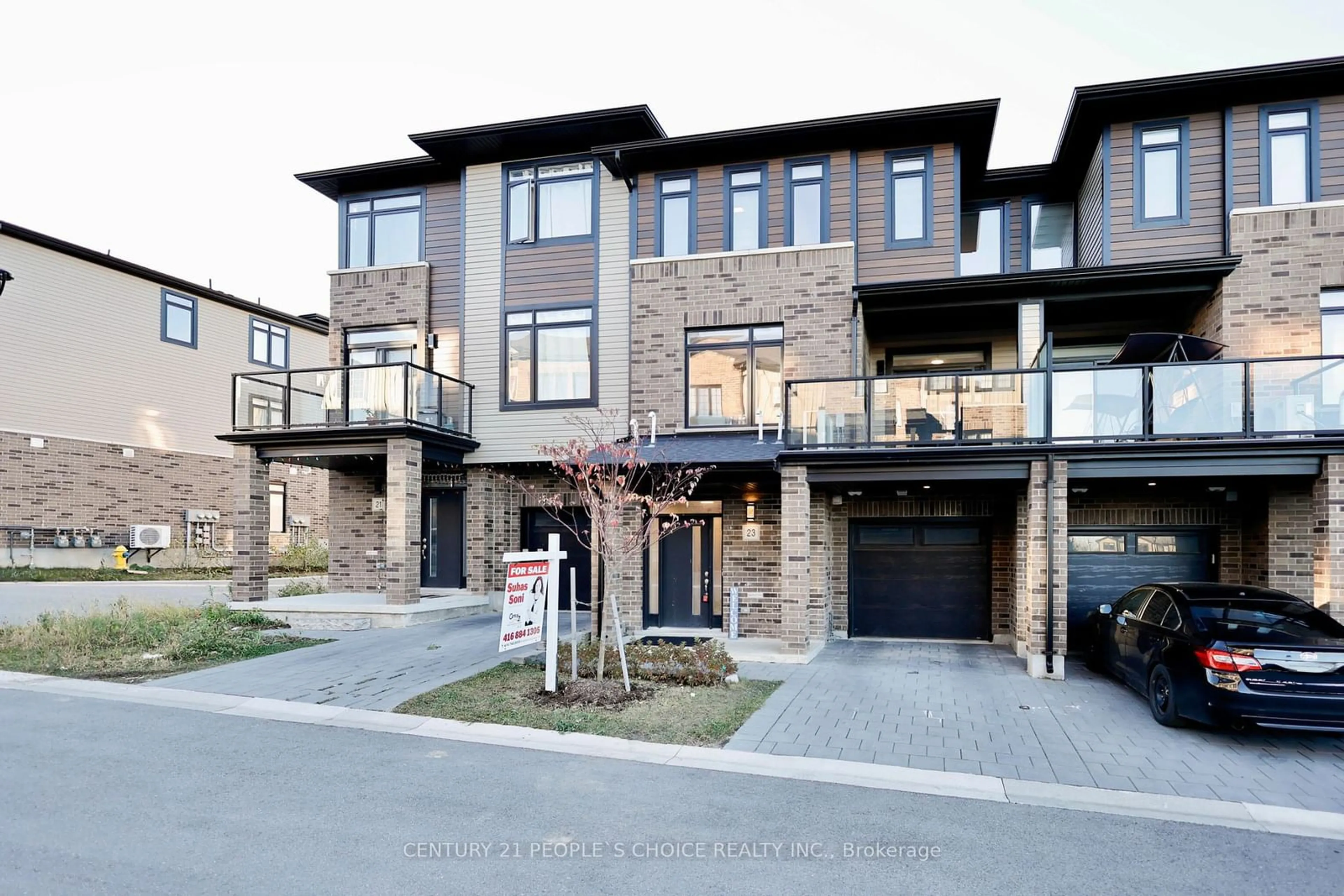 A pic from exterior of the house or condo, the street view for 2610 Kettering Pl #23, London Ontario N6M 0J4