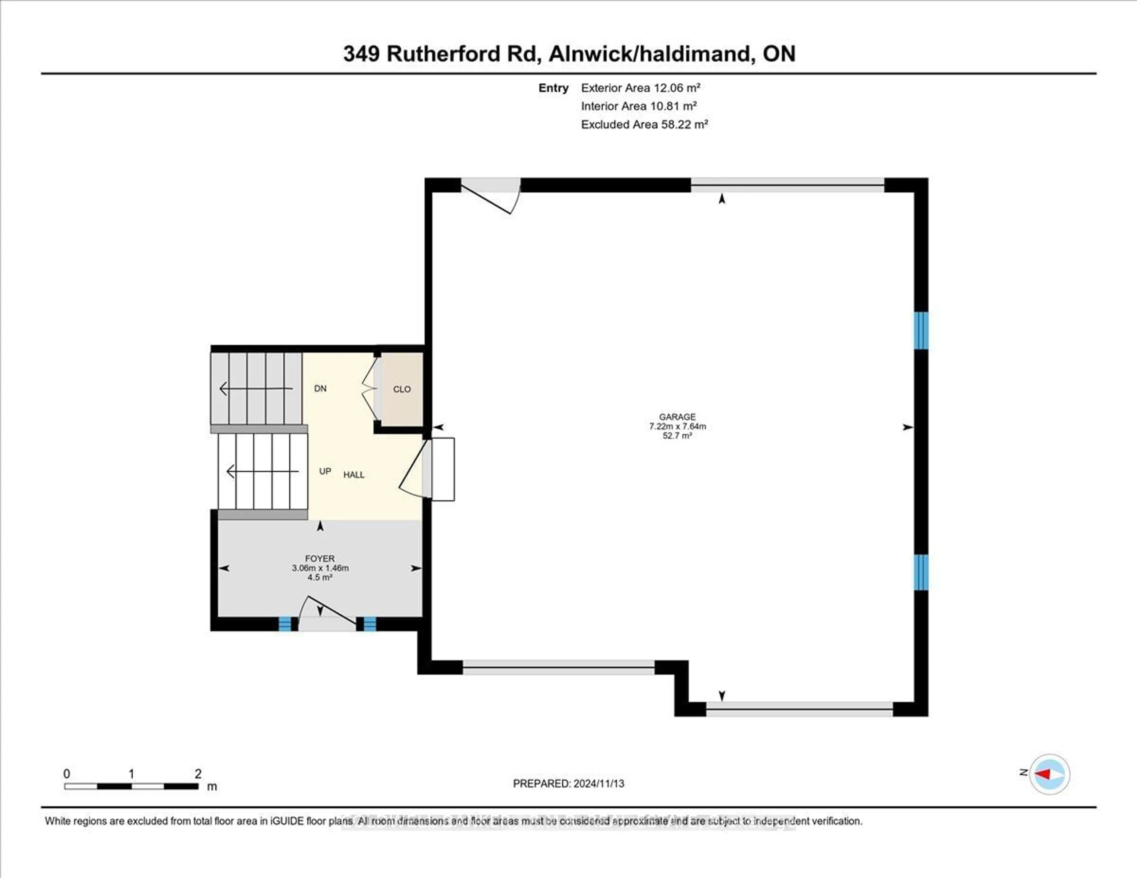 Floor plan for 349 Rutherford Rd, Alnwick/Haldimand Ontario K0K 1S0