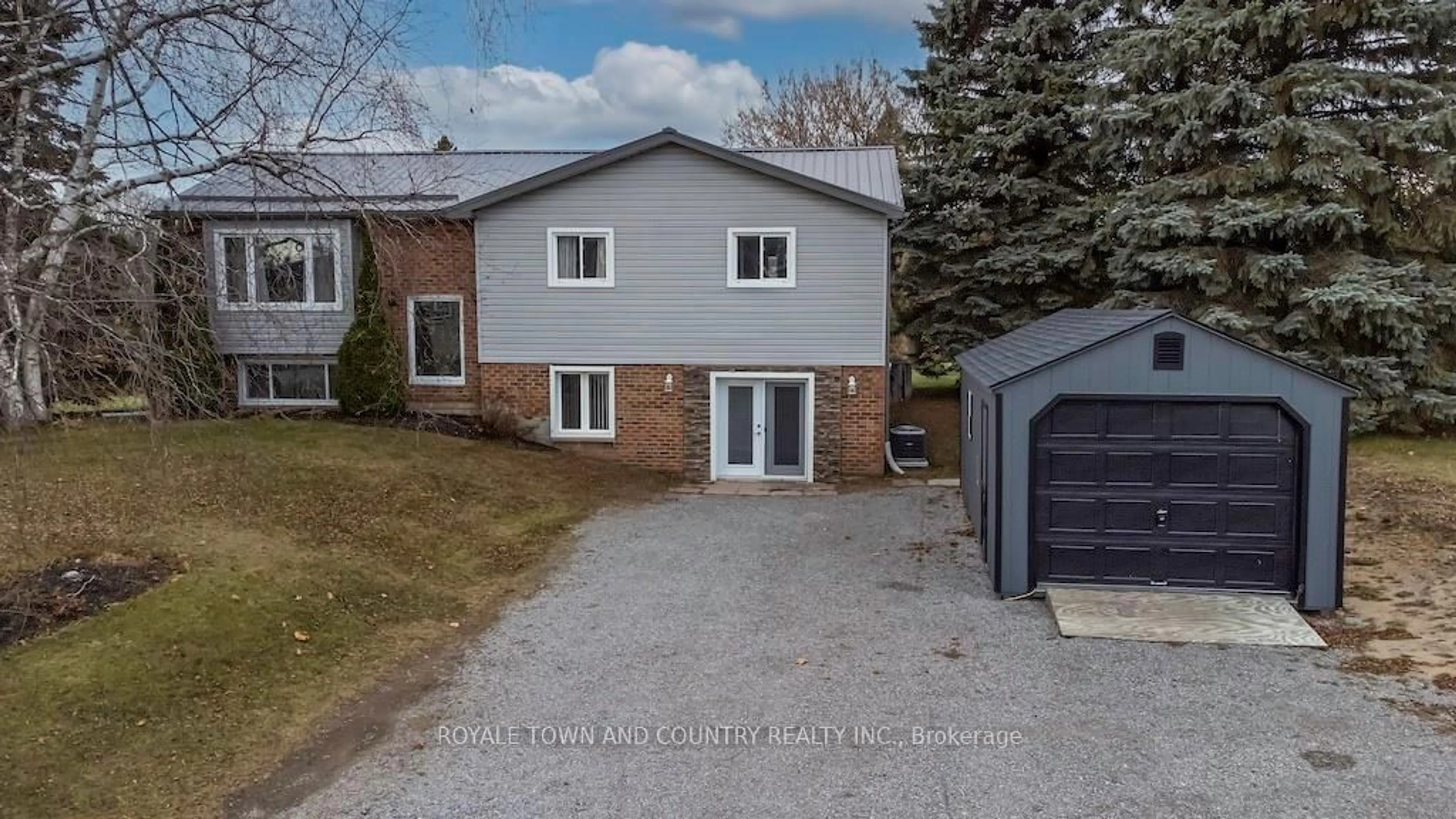 Frontside or backside of a home, the street view for 247 Corbett Dr, Kawartha Lakes Ontario L0A 1K0