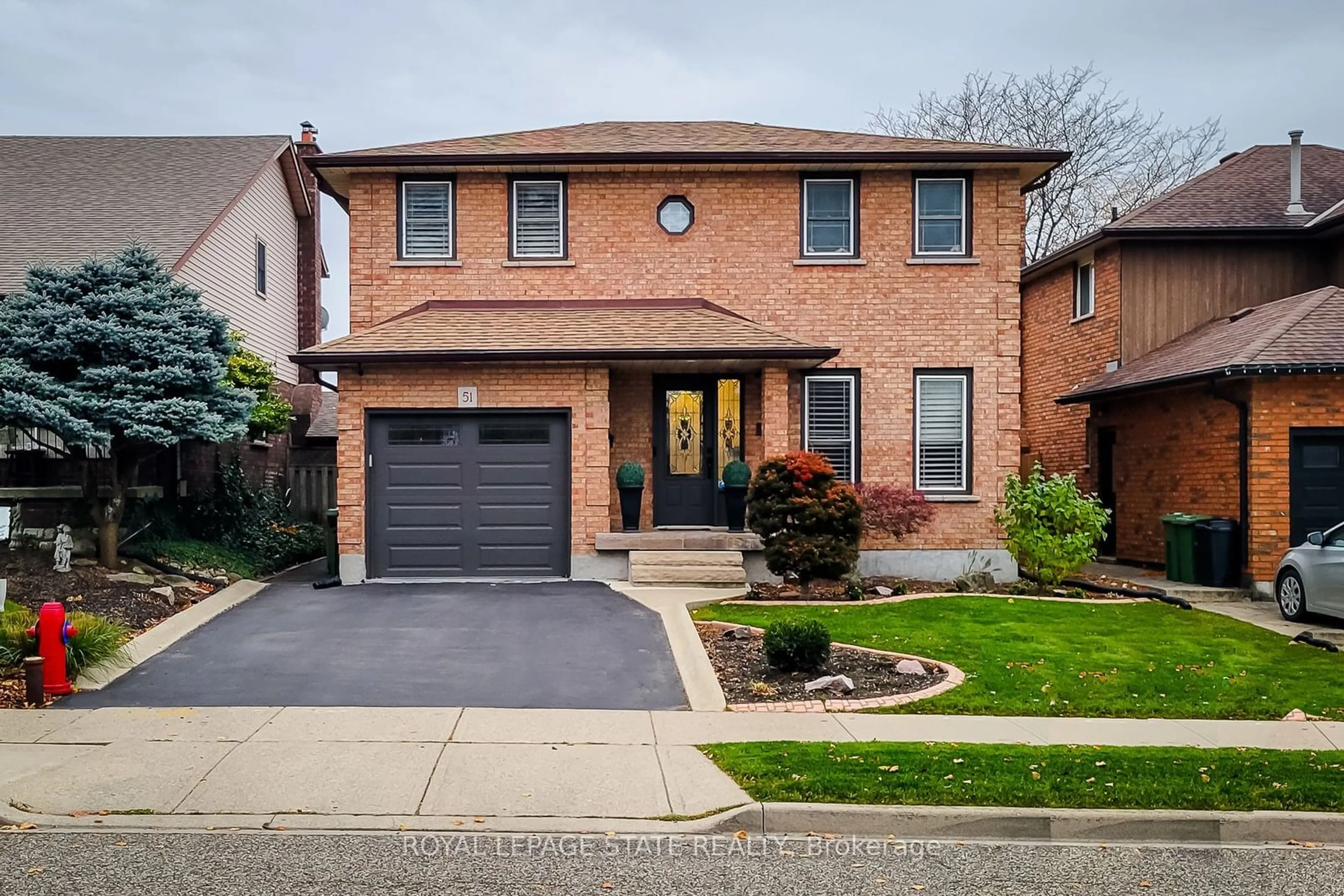 Home with brick exterior material for 51 Branthaven Dr, Hamilton Ontario L8J 2M2