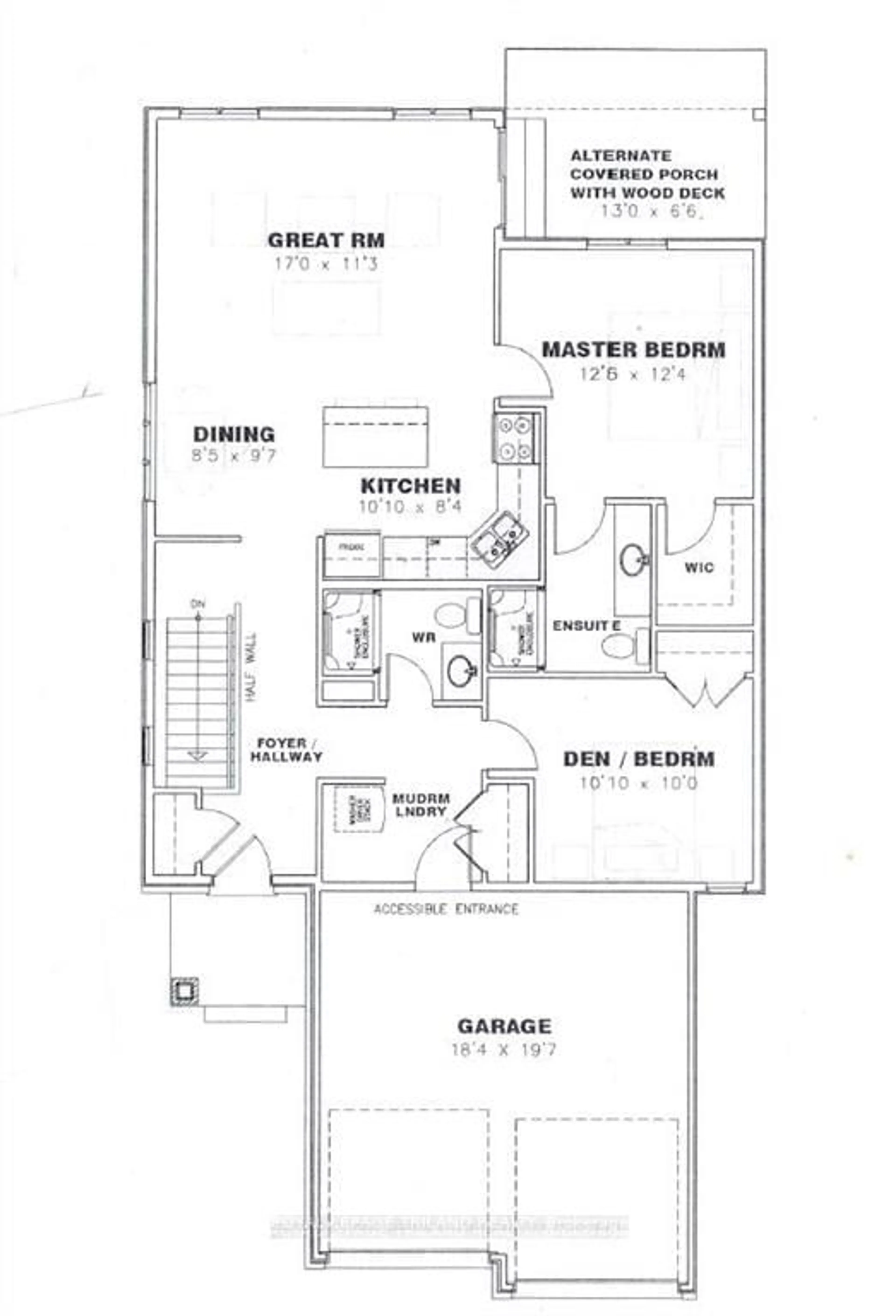 Floor plan for 4700 Hamilton Rd #33, Thames Centre Ontario N0L 1G6