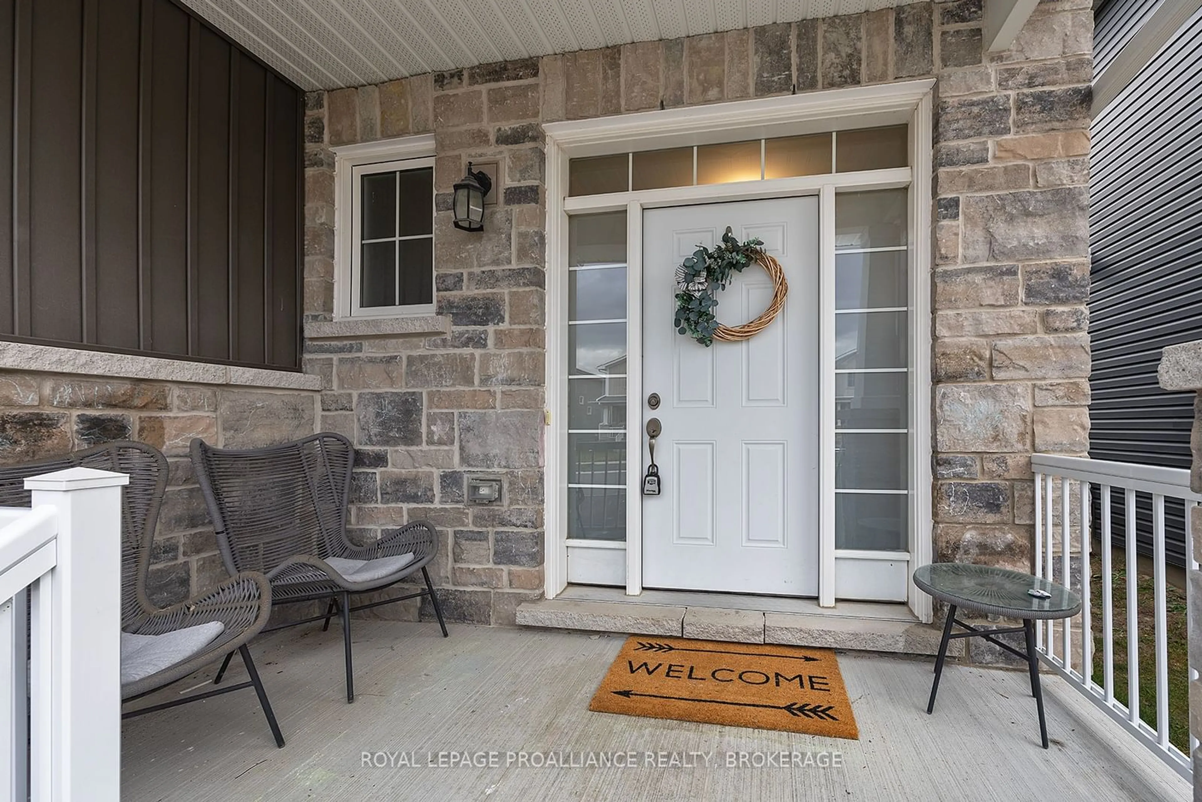 Indoor entryway, cement floor for 119 Hazlett St, Loyalist Ontario K0H 1G0