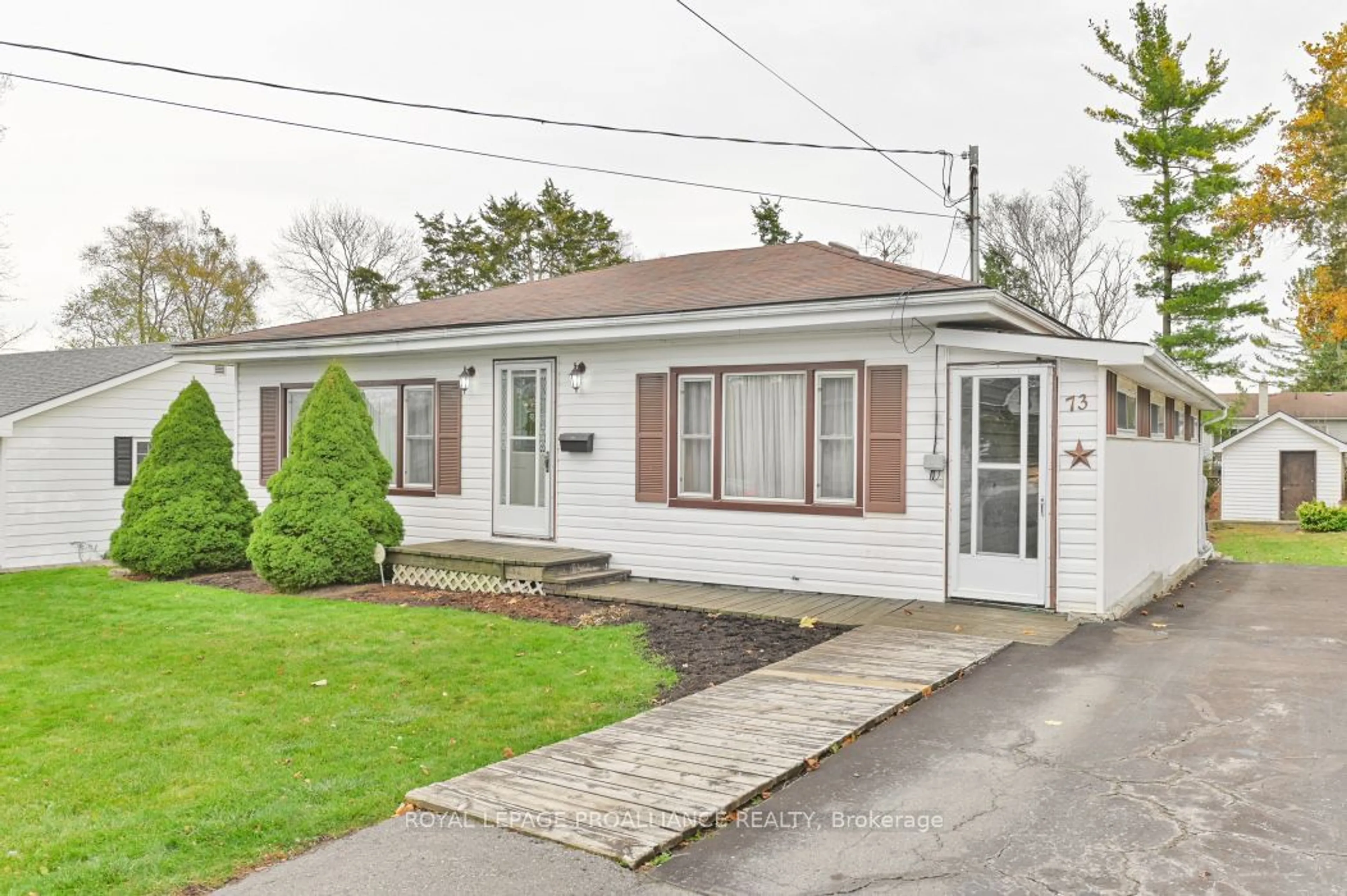 Frontside or backside of a home, cottage for 73 North Park Gdns, Belleville Ontario K8P 2M4